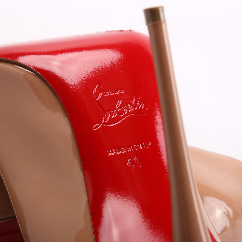 Pigalle Follies Patent 120MM Size 41 Nude
