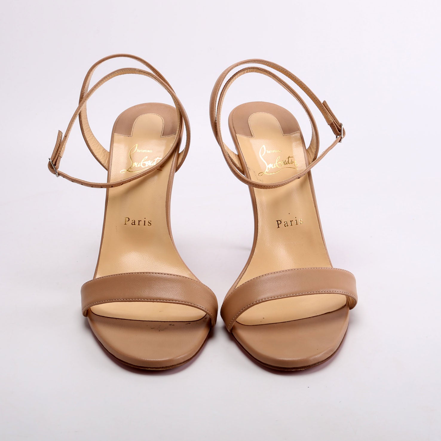 Loubigirl 100MM Sandals Size 41 Nude