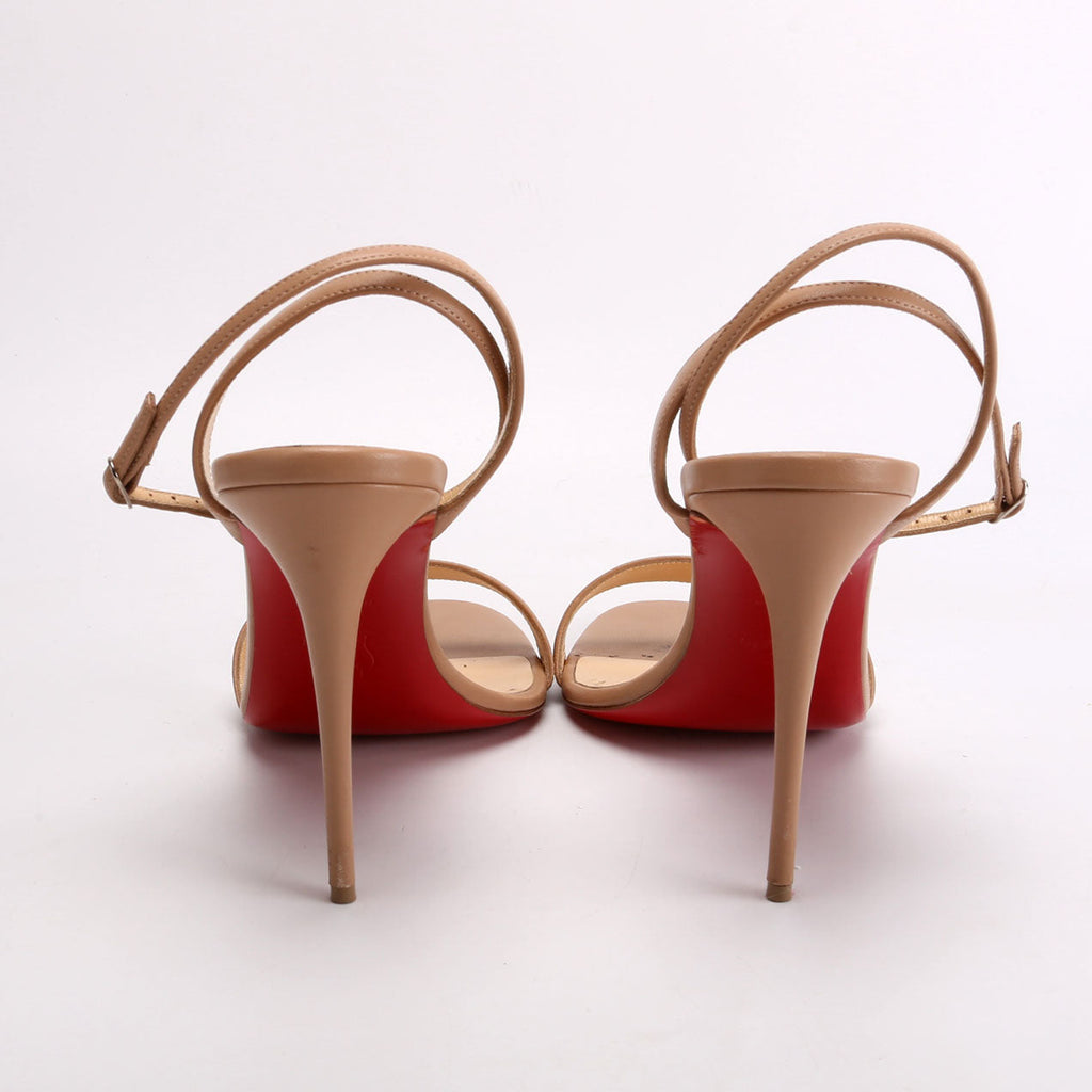 Loubigirl 100MM Sandals Size 41 Nude