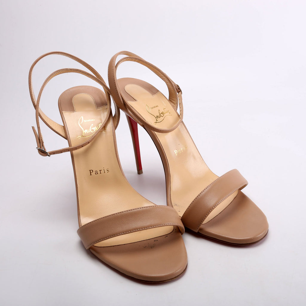 Loubigirl 100MM Sandals Size 41 Nude