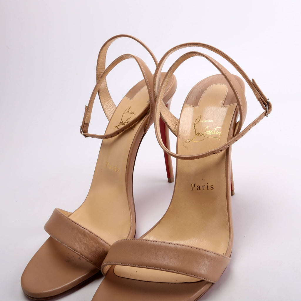 Loubigirl 100MM Sandals Size 41 Nude