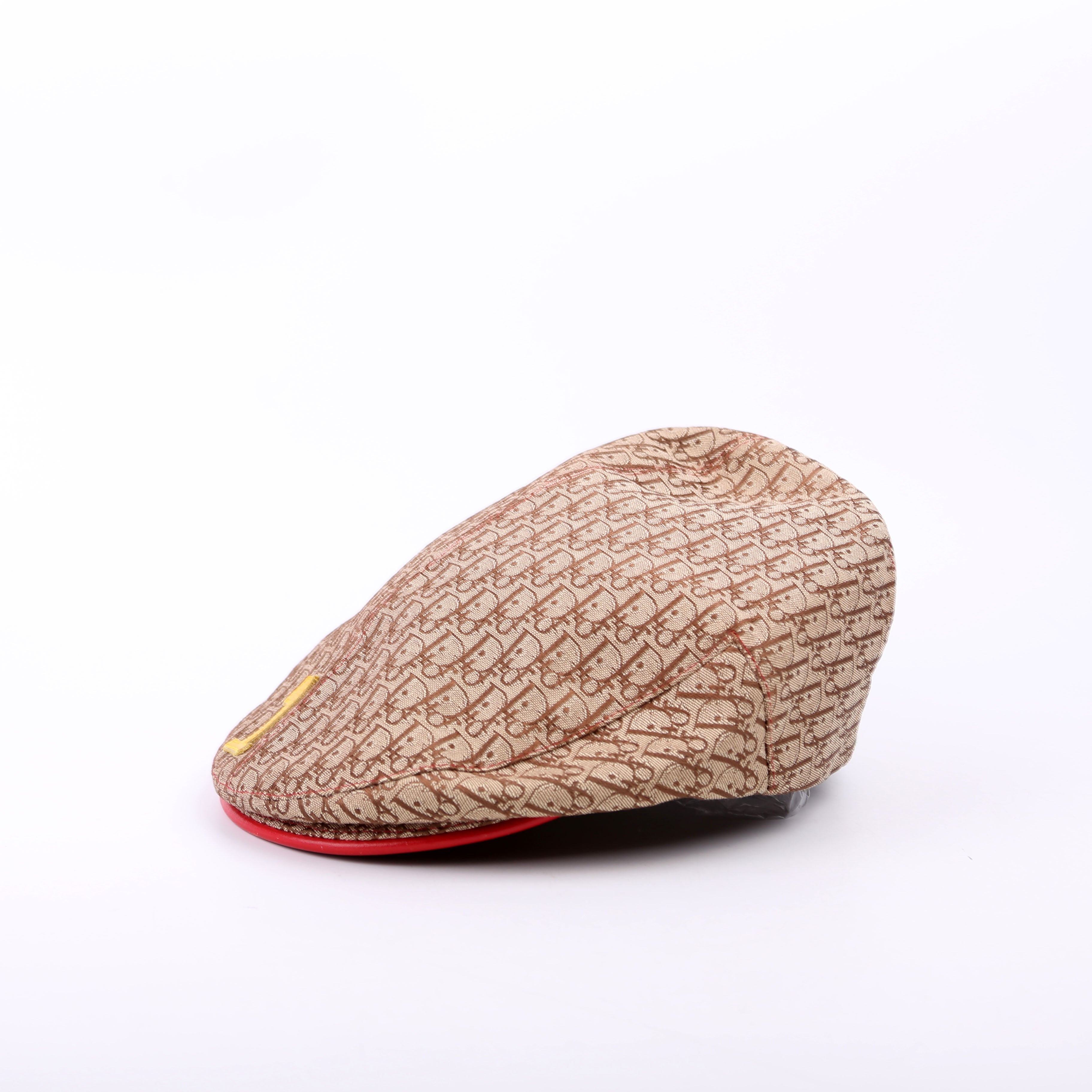 Trotter Canvas Rasta Newsboy Cap Size 56