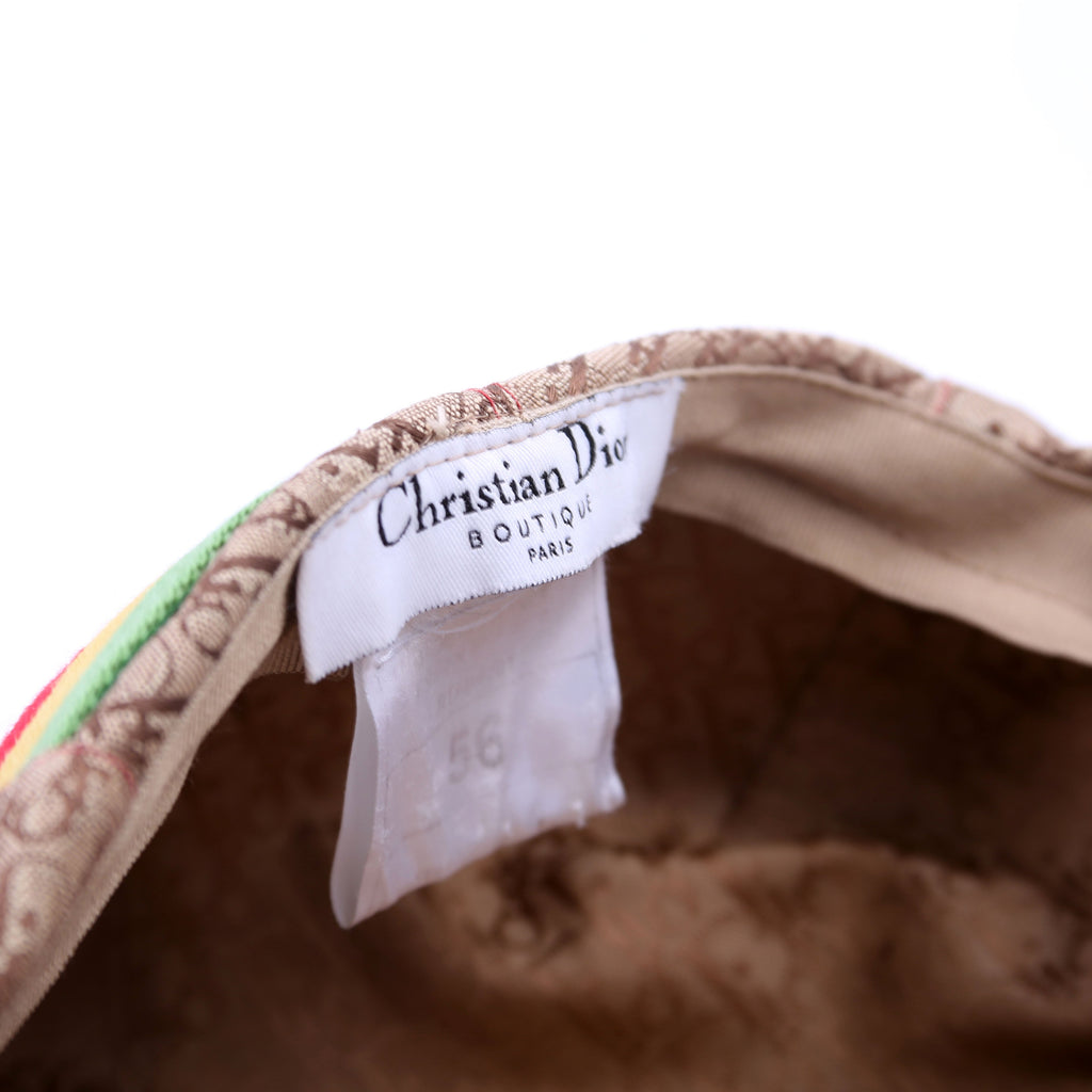 Trotter Canvas Rasta Newsboy Cap Size 56