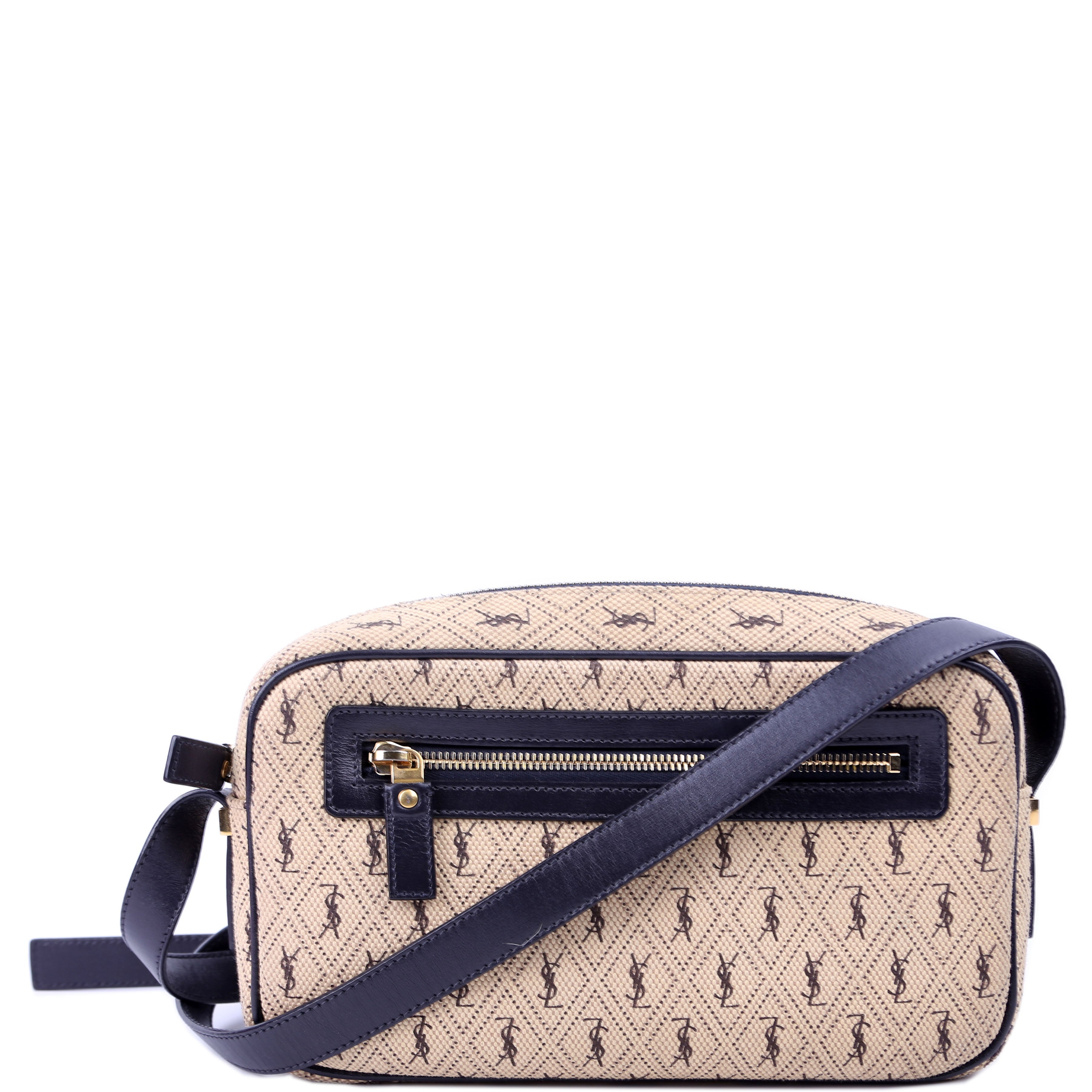 568608 All Over Logo Canvas Camera Bag