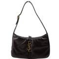 SAINT LAURENT 763419 Le 5 A 7 Hobo Padded Lambskin Black