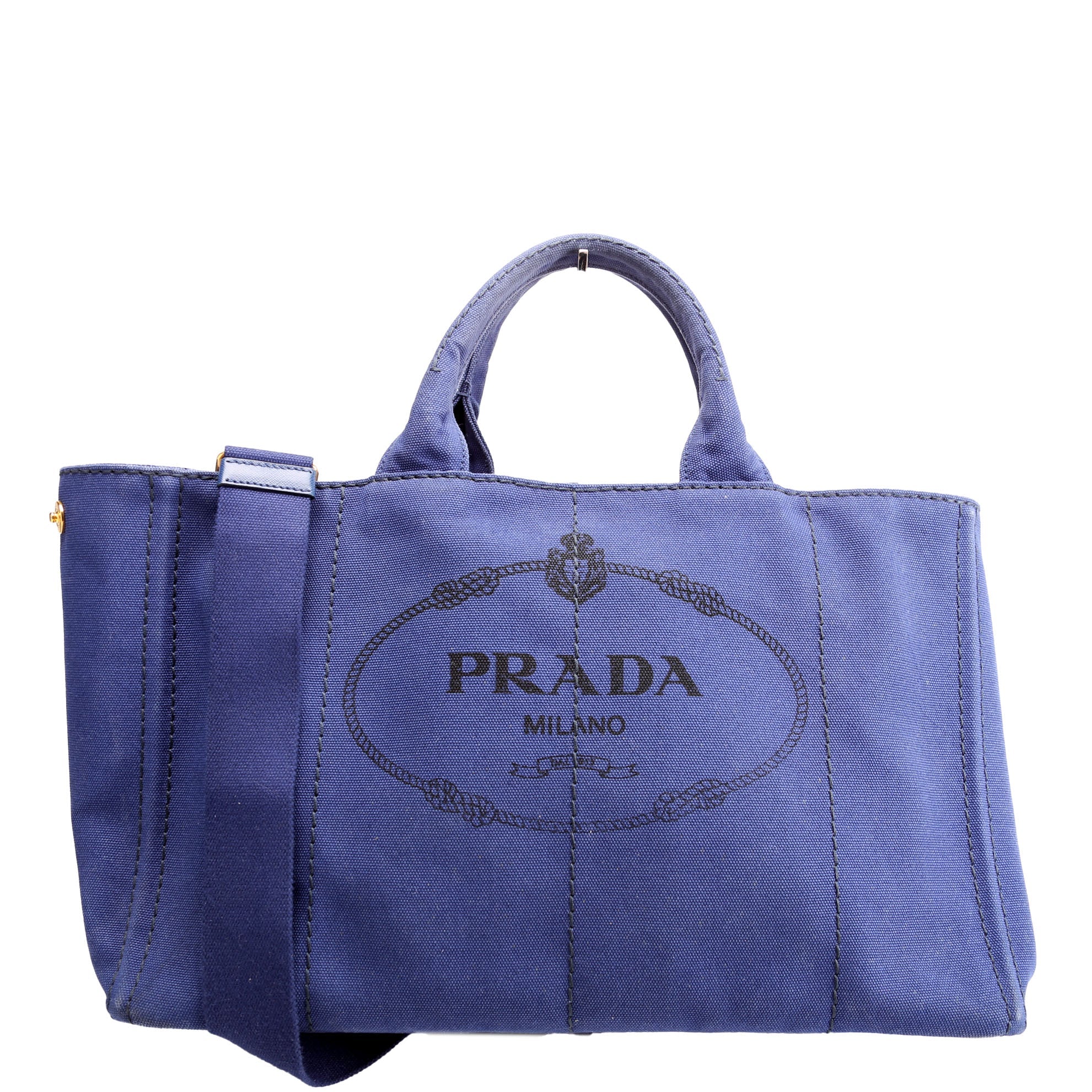 Canapa Denim Canvas Large Tote Blue