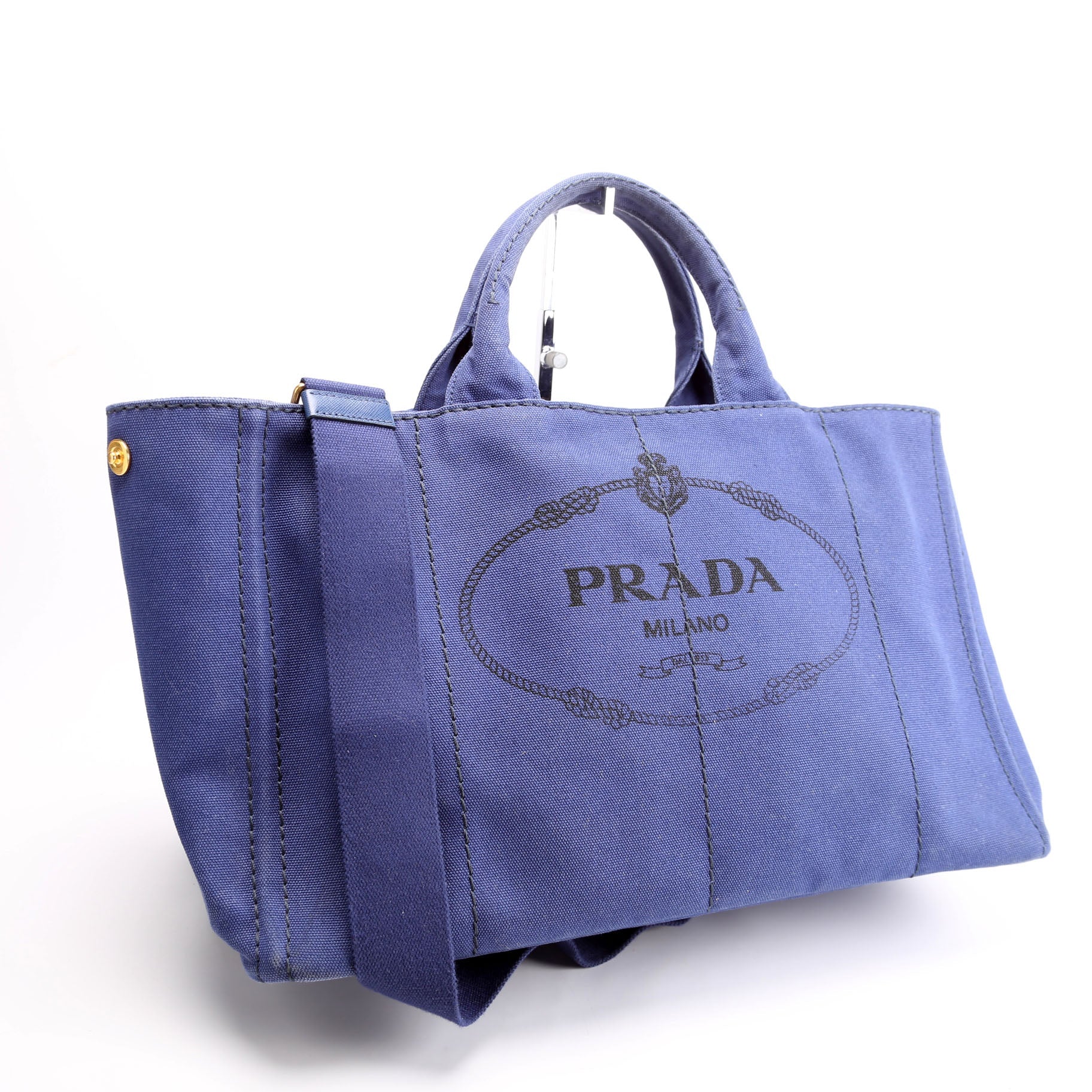 Canapa Denim Canvas Large Tote Blue