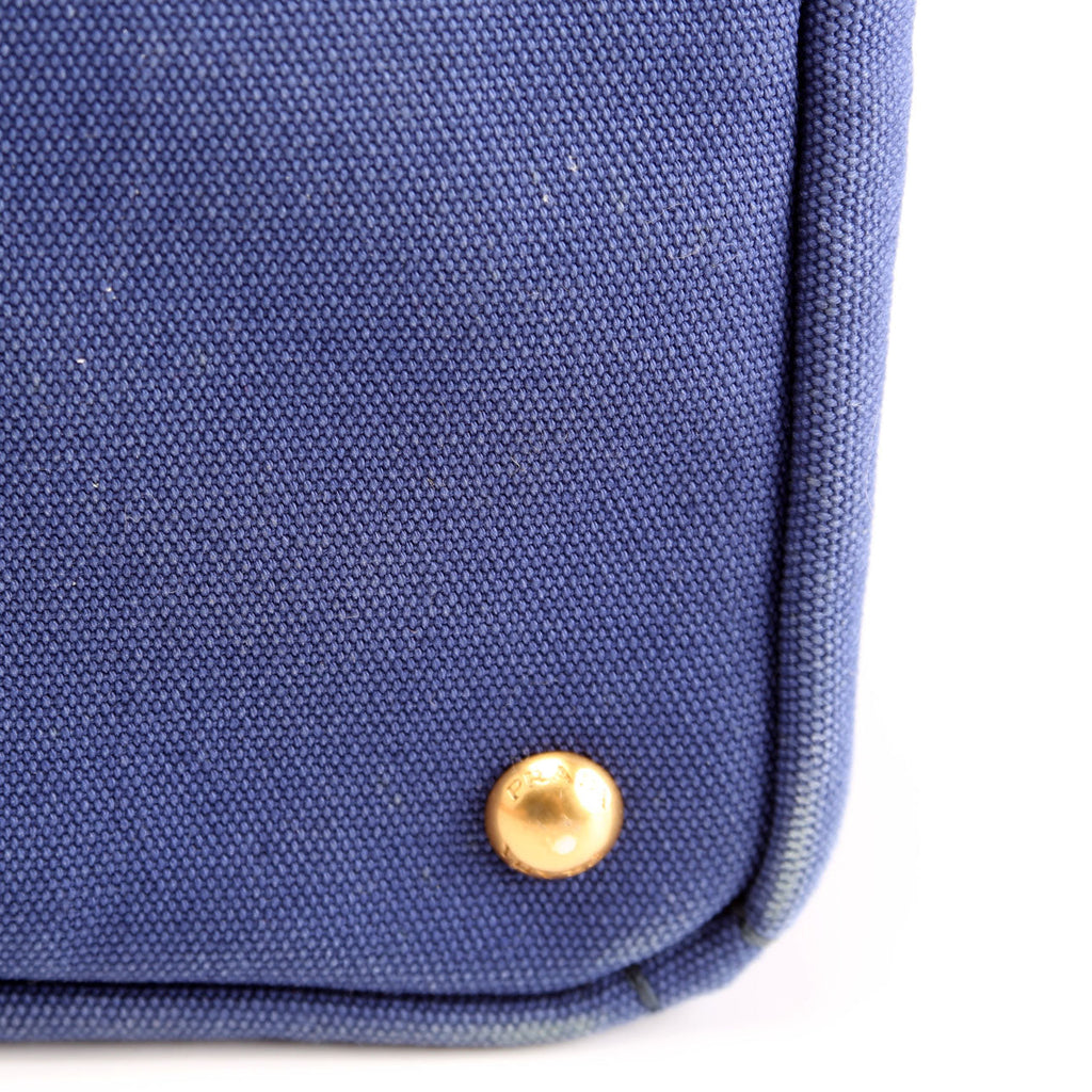 Canapa Denim Canvas Large Tote Blue