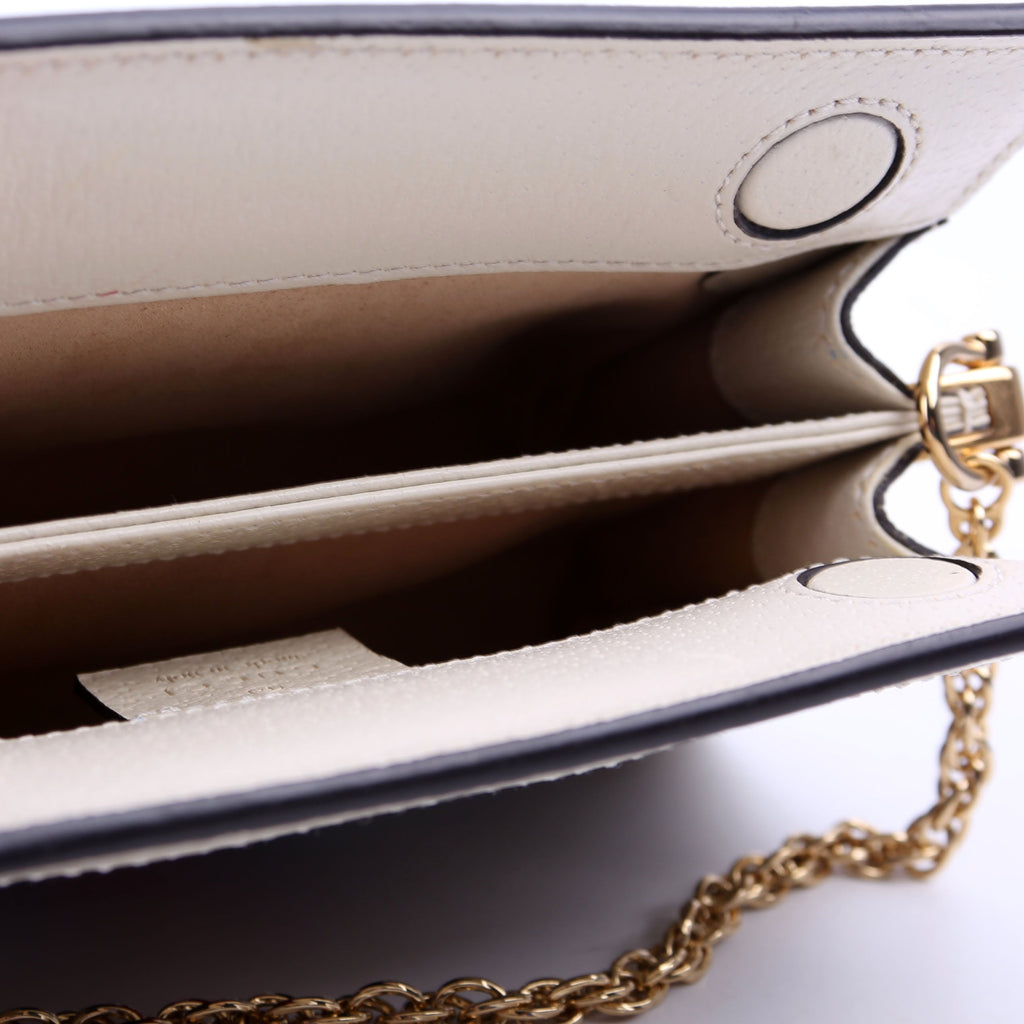 602676 GG Supreme Ophidia Mini Chain White