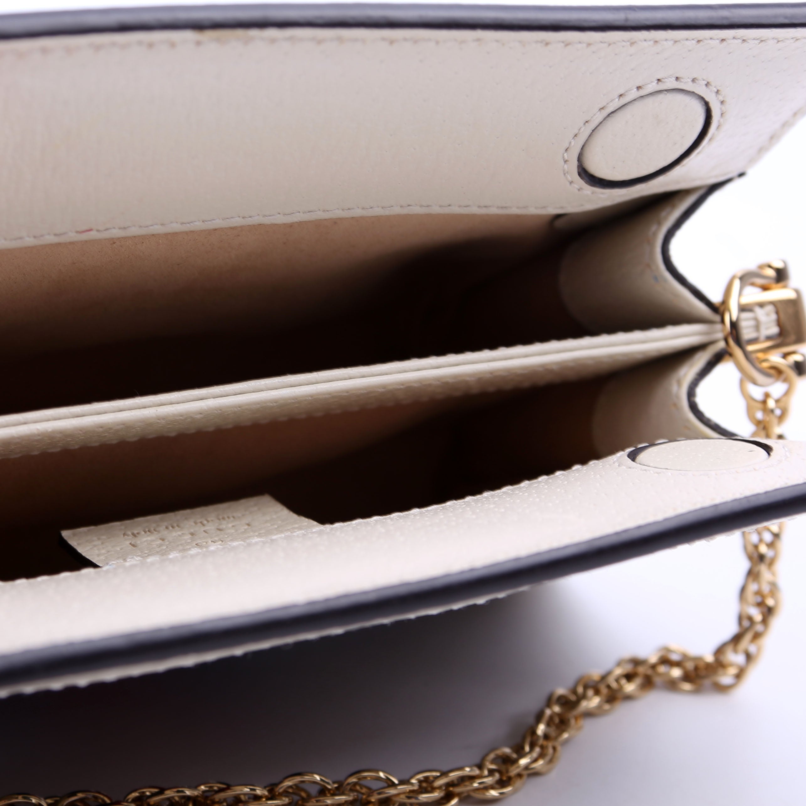 602676 GG Supreme Ophidia Mini Chain White