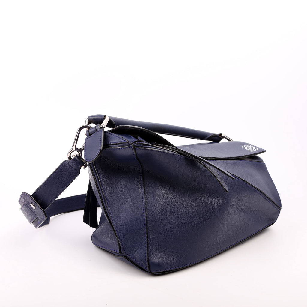 Puzzle Bag Medium Blue