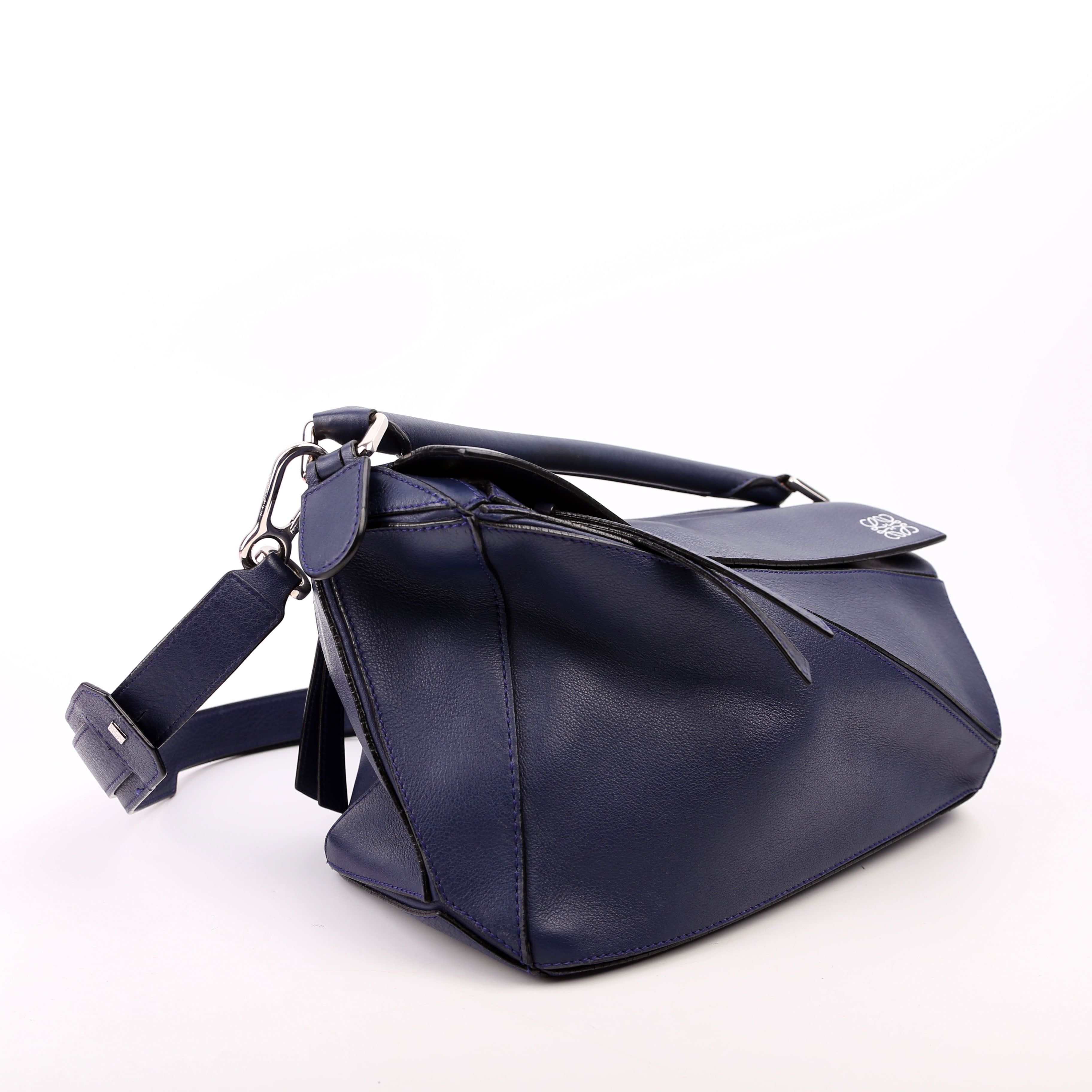 Puzzle Bag Medium Blue