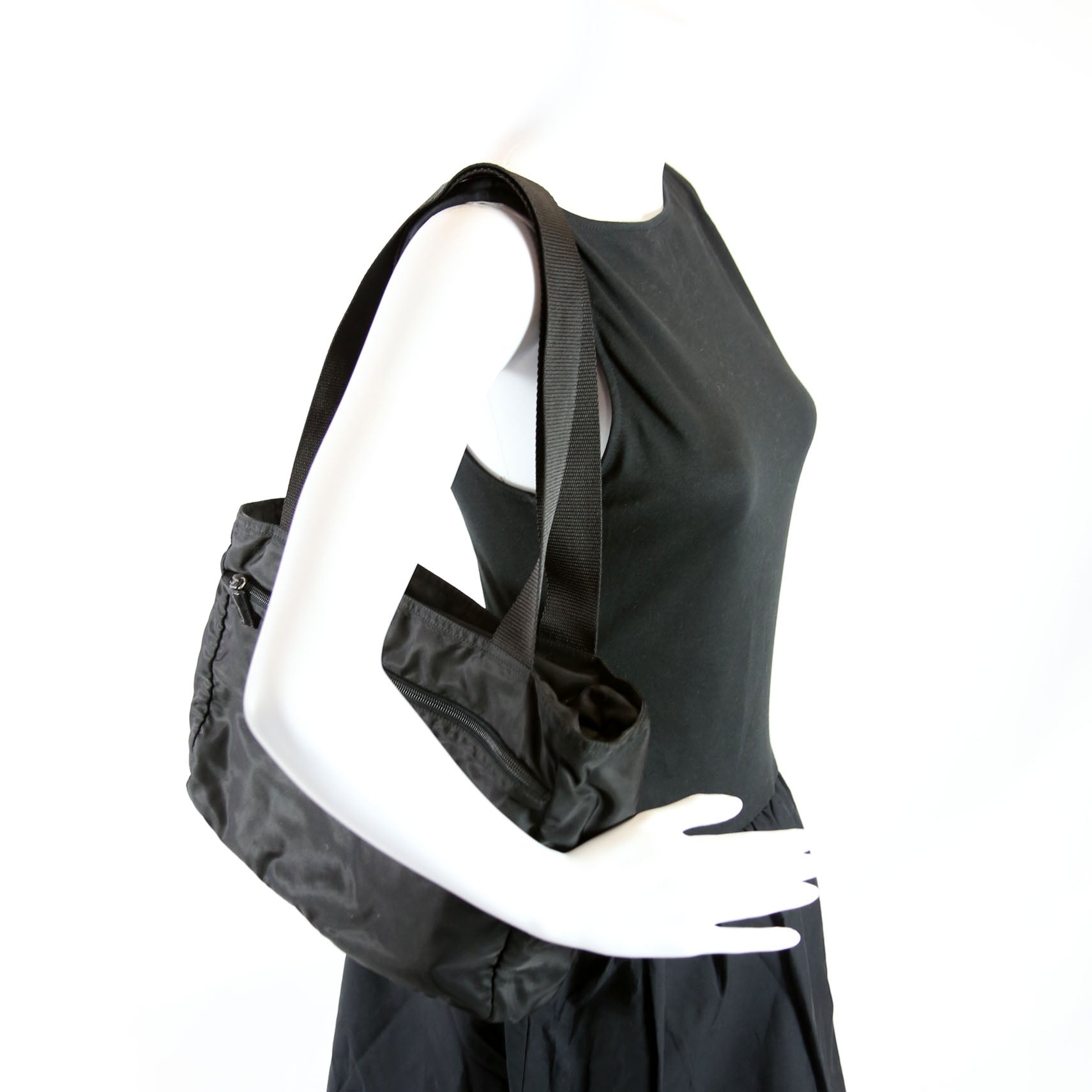 Nylon Shoulder Tote Vintage