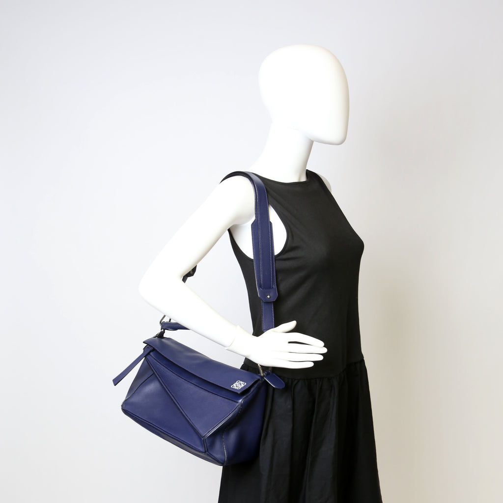 Puzzle Bag Medium Blue