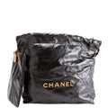 Chanel 22 Quilted Medium Hobo Black