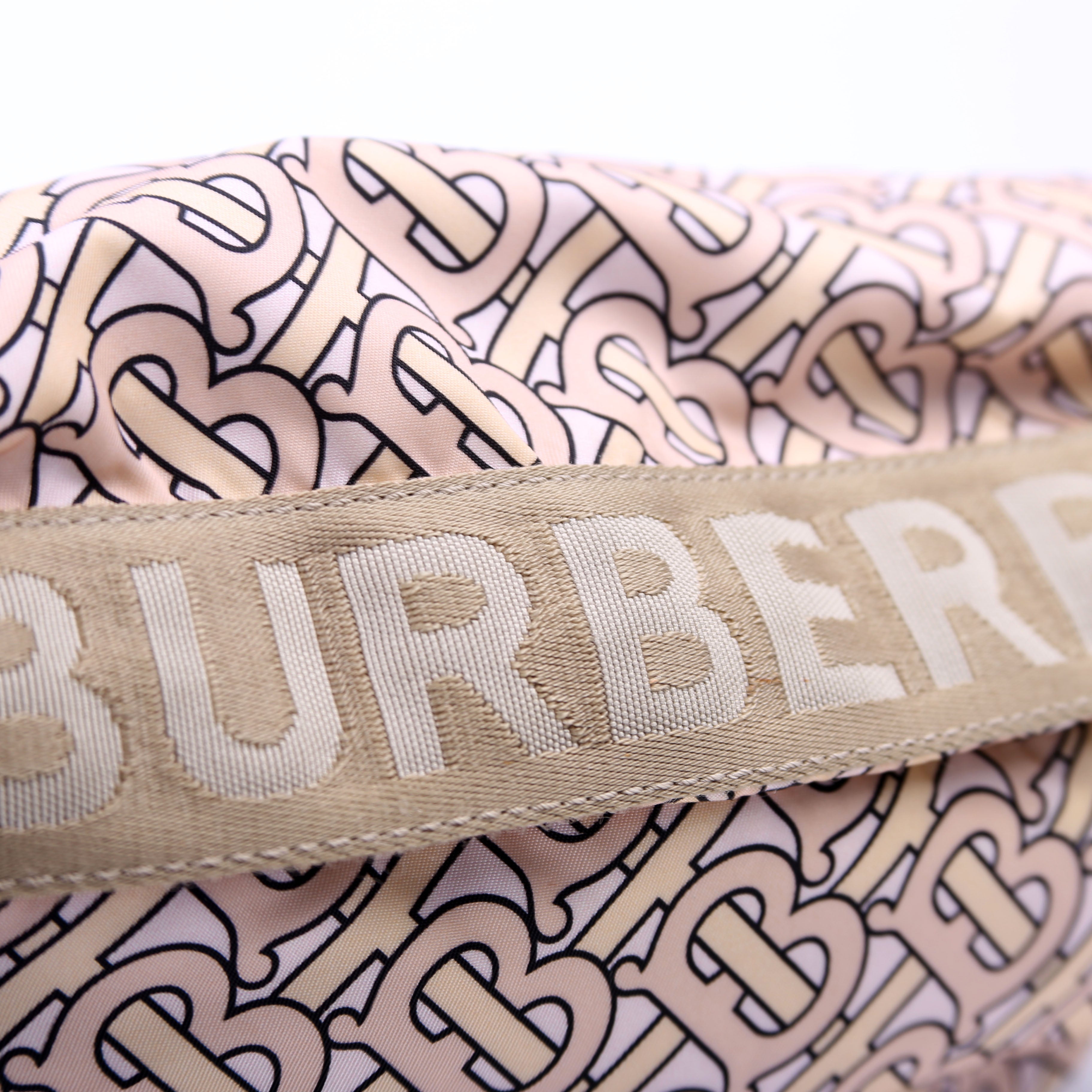 0400019 TB Monogram Nylon Belt Bag