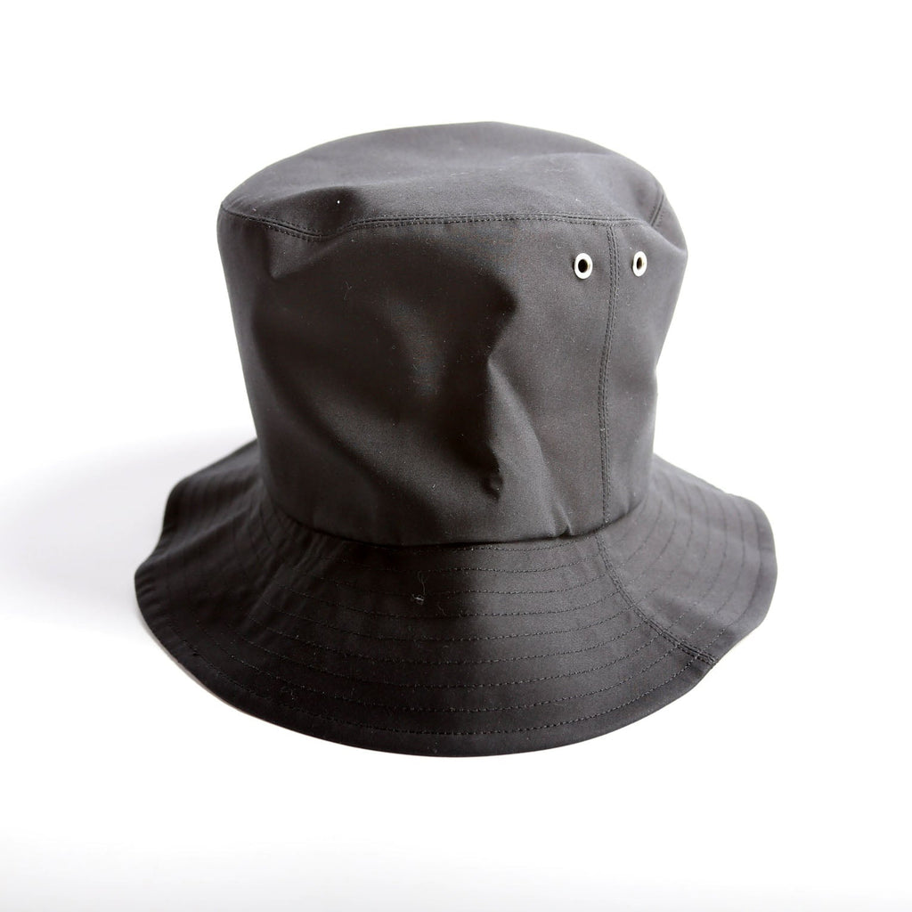 Trottuer Canvas Reversible Bucket Hat Size 57 Black/Beige
