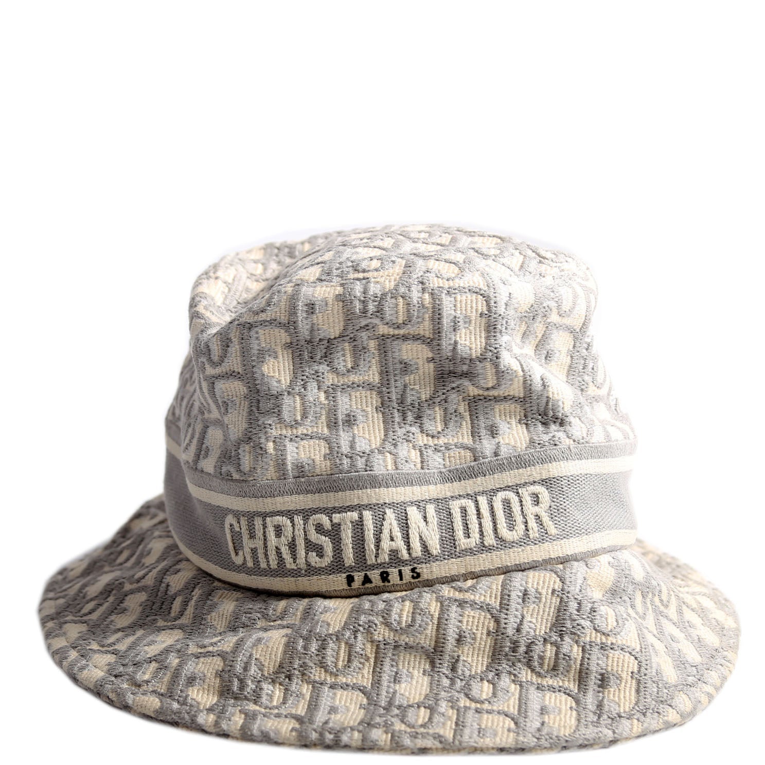 Oblique Bucket Hat Size 56 Grey/Beige