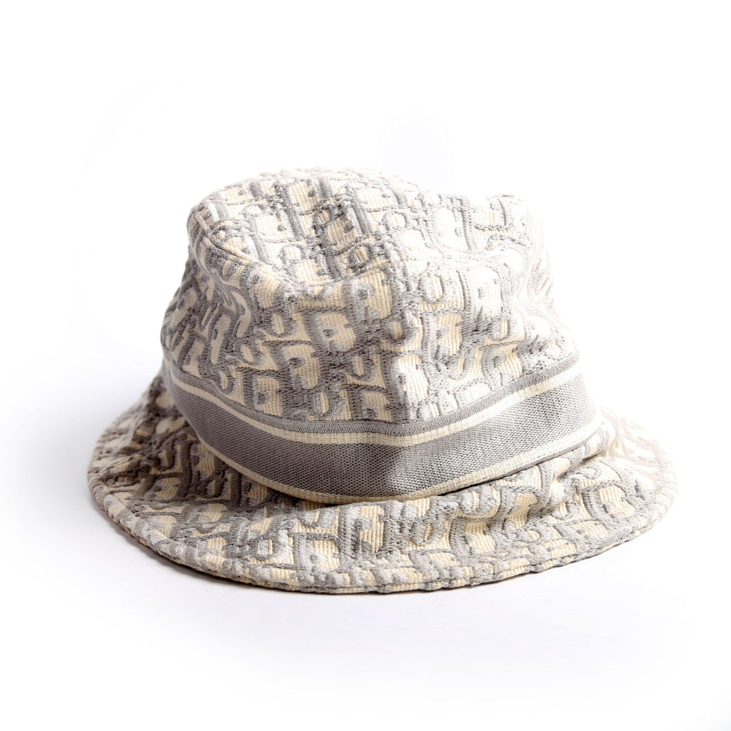 Oblique Bucket Hat Size 56 Grey/Beige