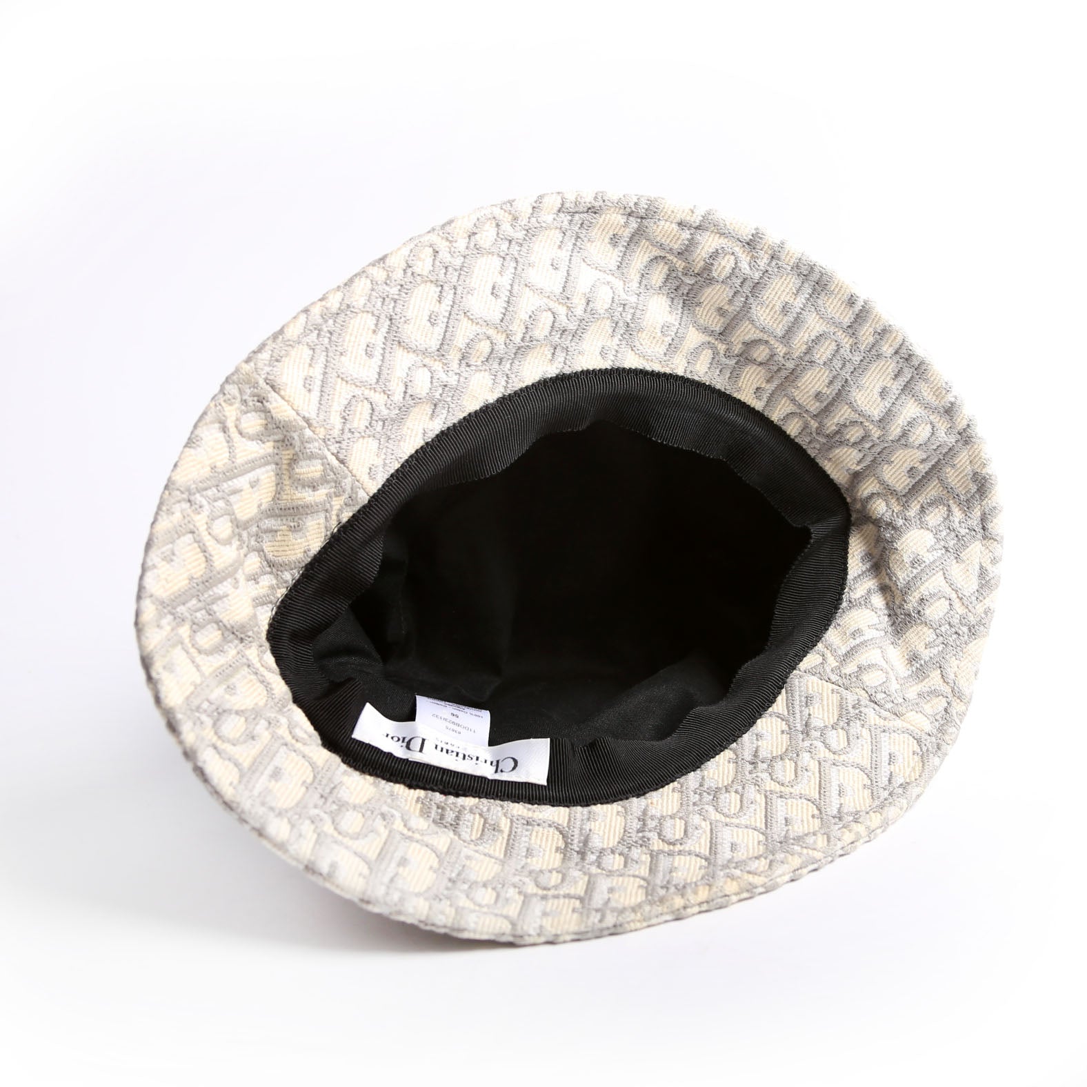 Oblique Bucket Hat Size 56 Grey/Beige