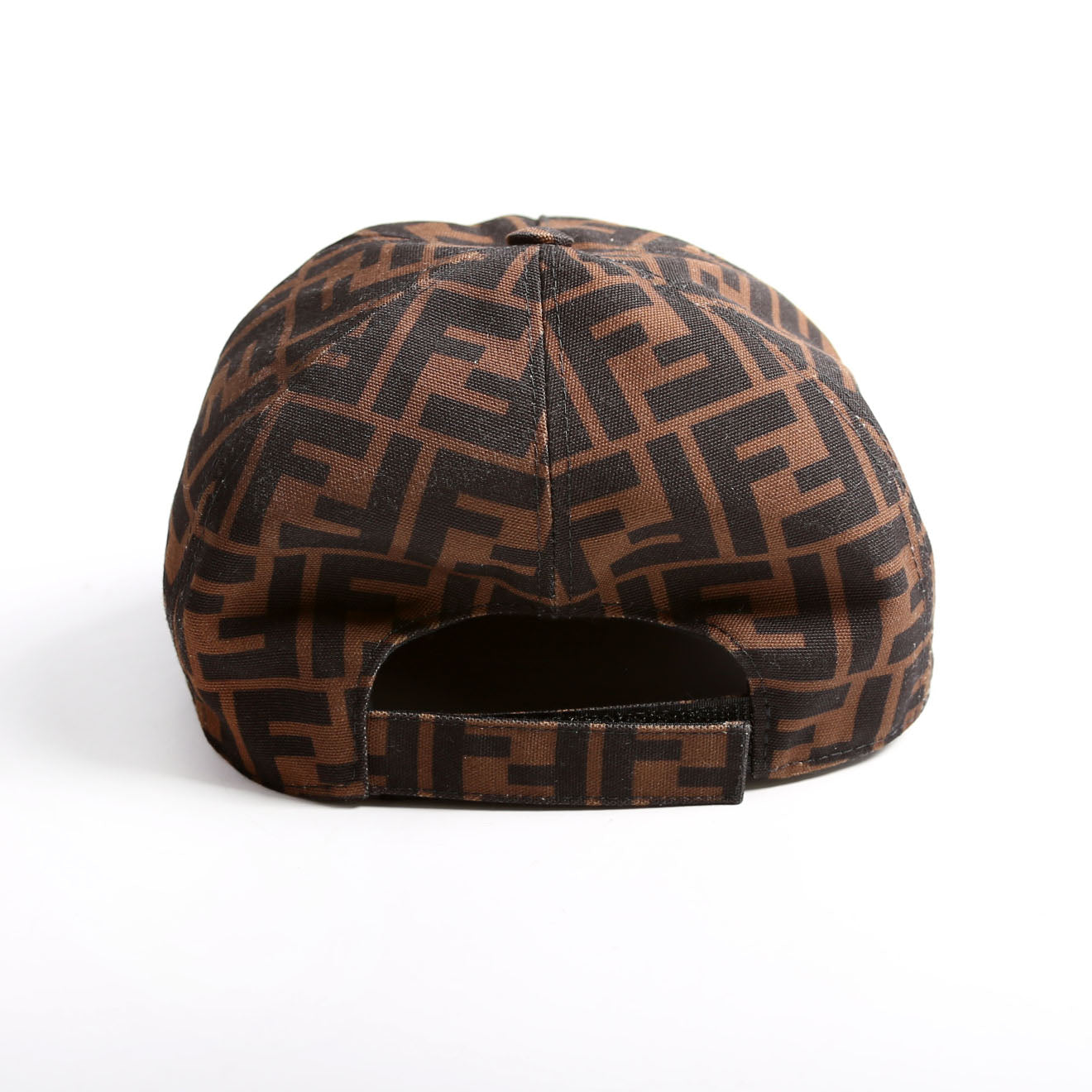 Fendi FXQ768 Zucca Baseball Cap Size 58 Brown