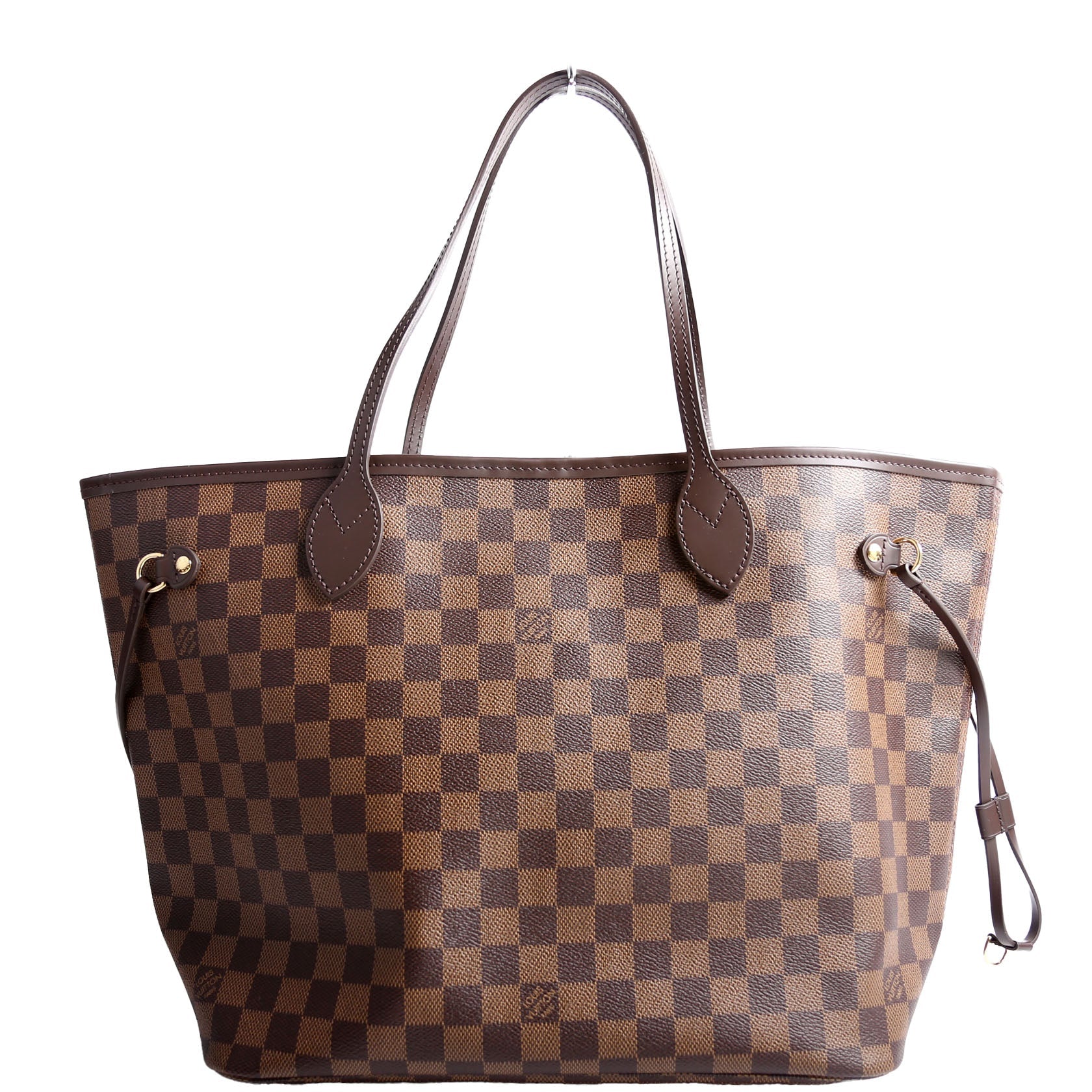 Neverfull With Wallet MM Damier Ebene Red