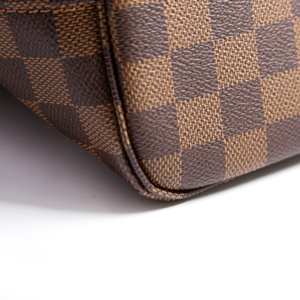 Neverfull With Wallet MM Damier Ebene Red