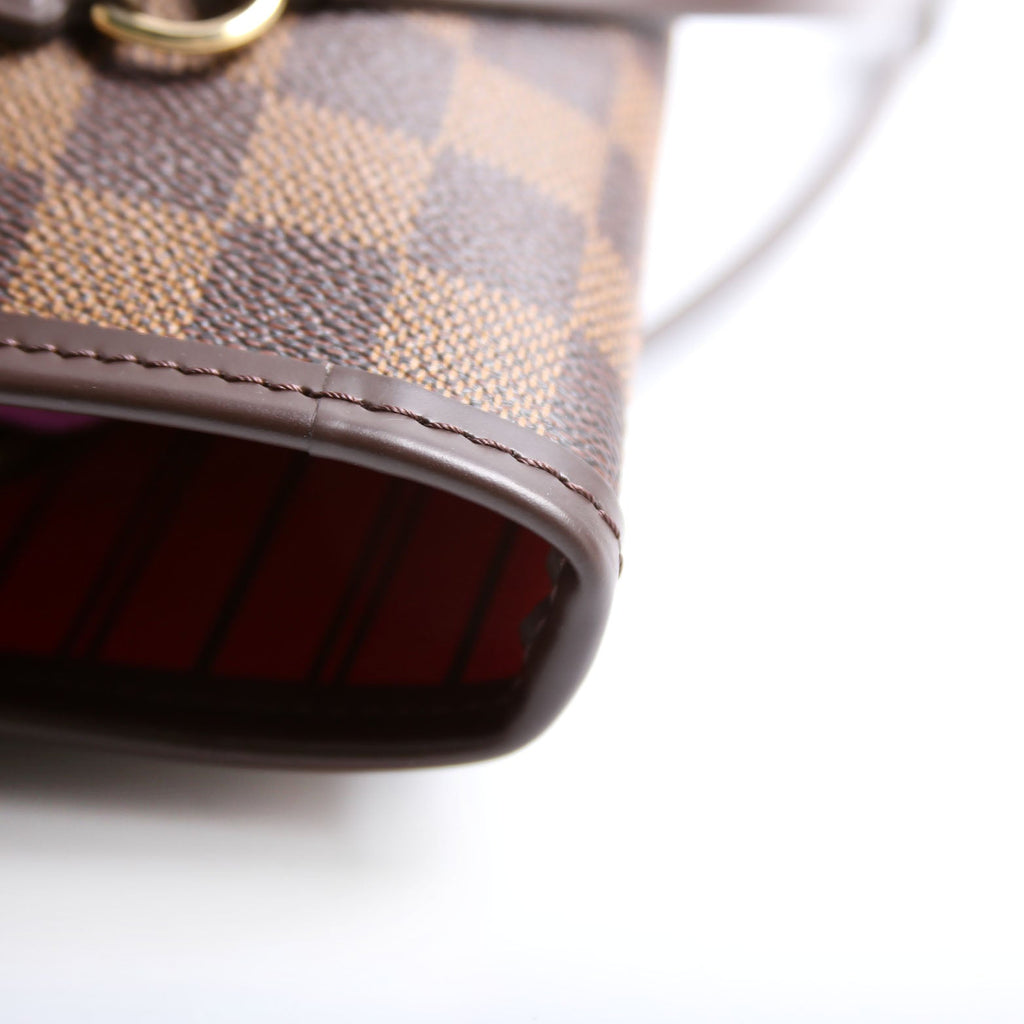 Neverfull With Wallet MM Damier Ebene Red