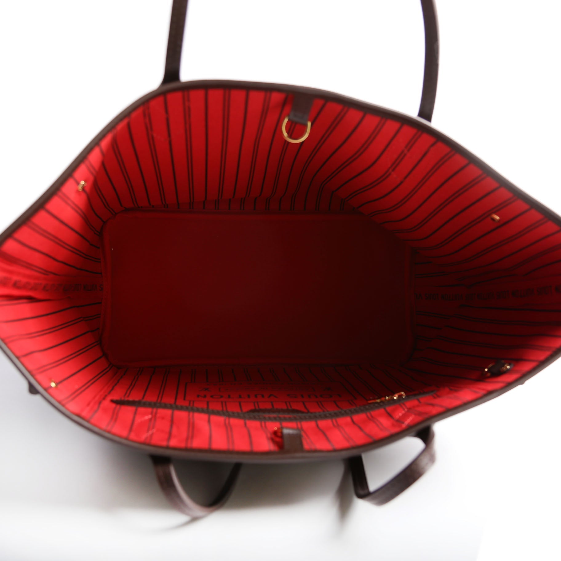 Neverfull With Wallet MM Damier Ebene Red