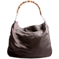 Bamboo Handle 2Way Nylon Brown