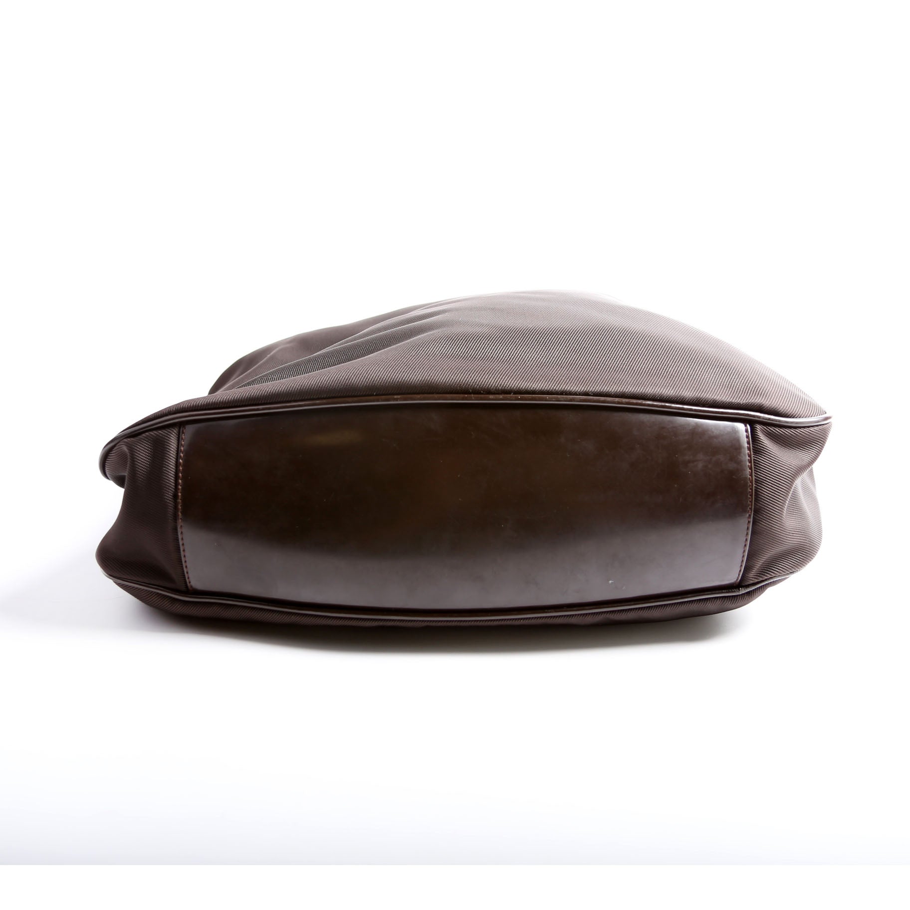 Bamboo Handle 2Way Nylon Brown