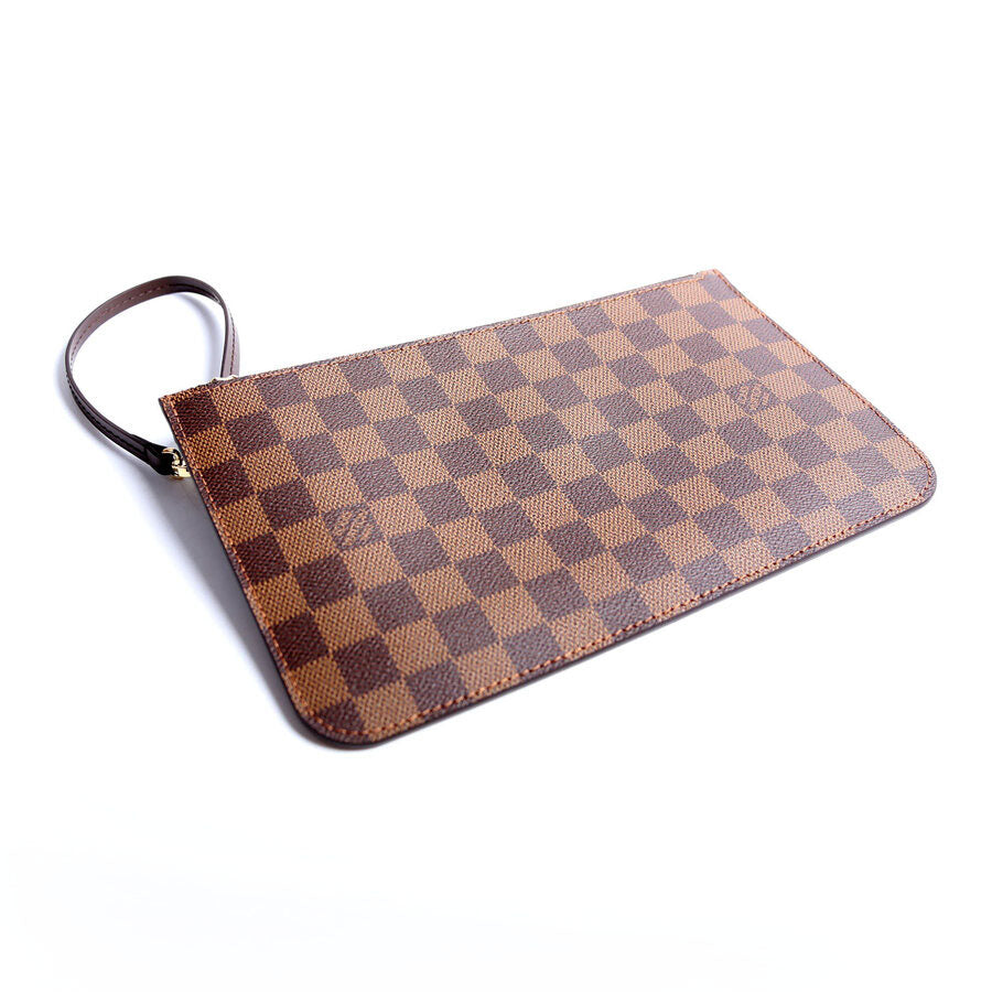 Neverfull With Wallet MM Damier Ebene Red