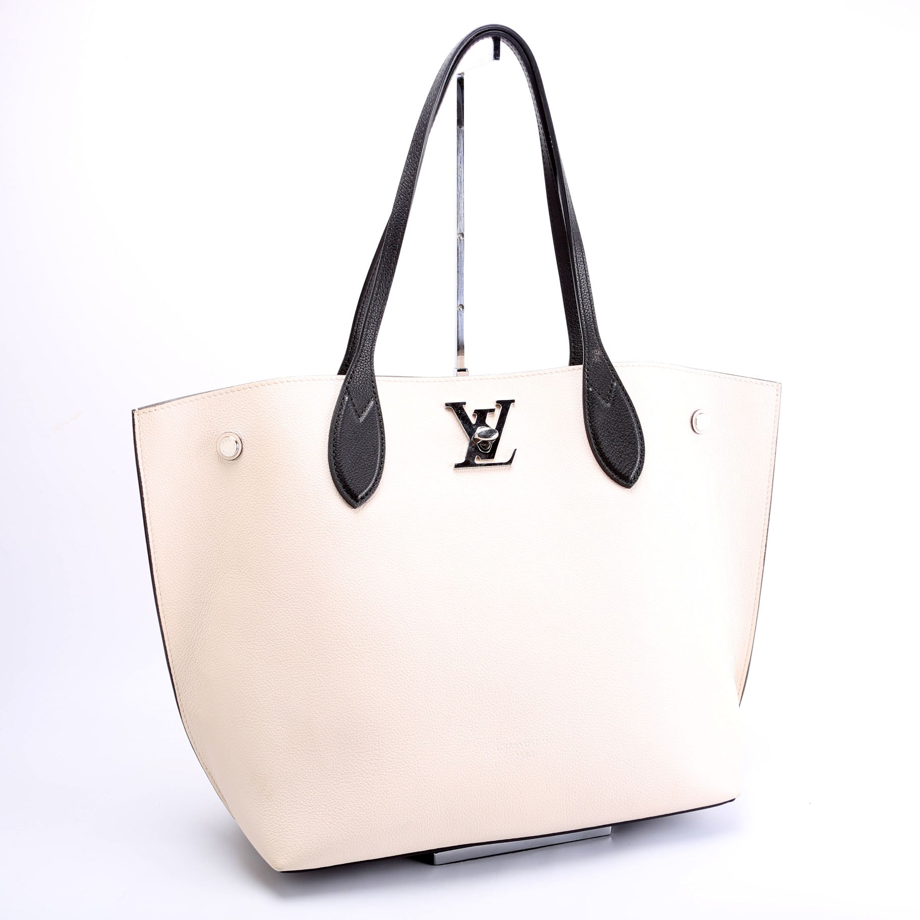 Lockme Go Tote Cream/Black