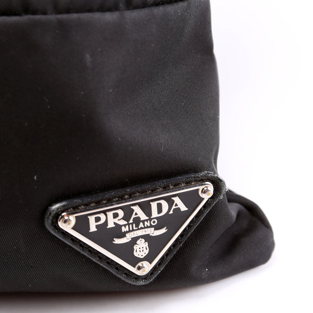 Prada BT0741 Tessuto Bomber Messenger Black
