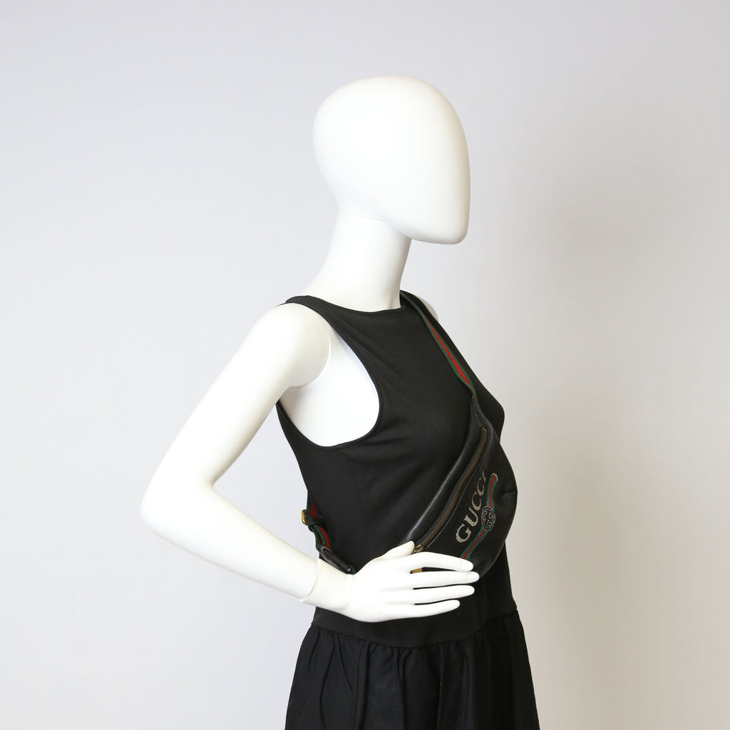 527792 Retro Belt Bag Black