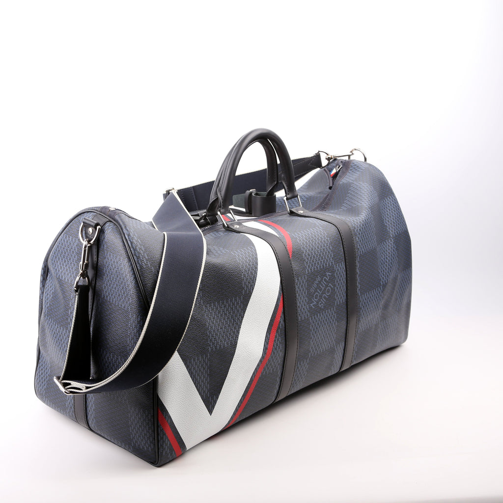 Keepall 55 Bandouliere America's Cup Latitude Cobalt