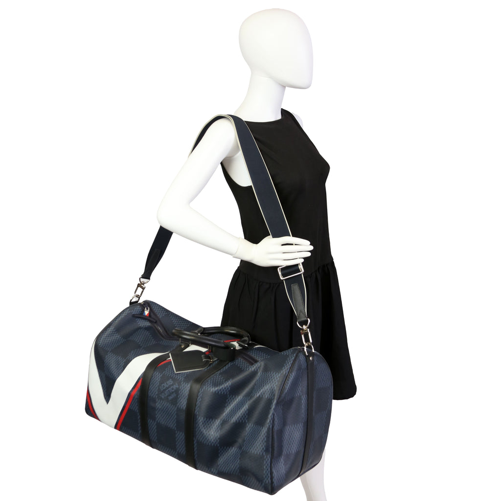 Keepall 55 Bandouliere America's Cup Latitude Cobalt