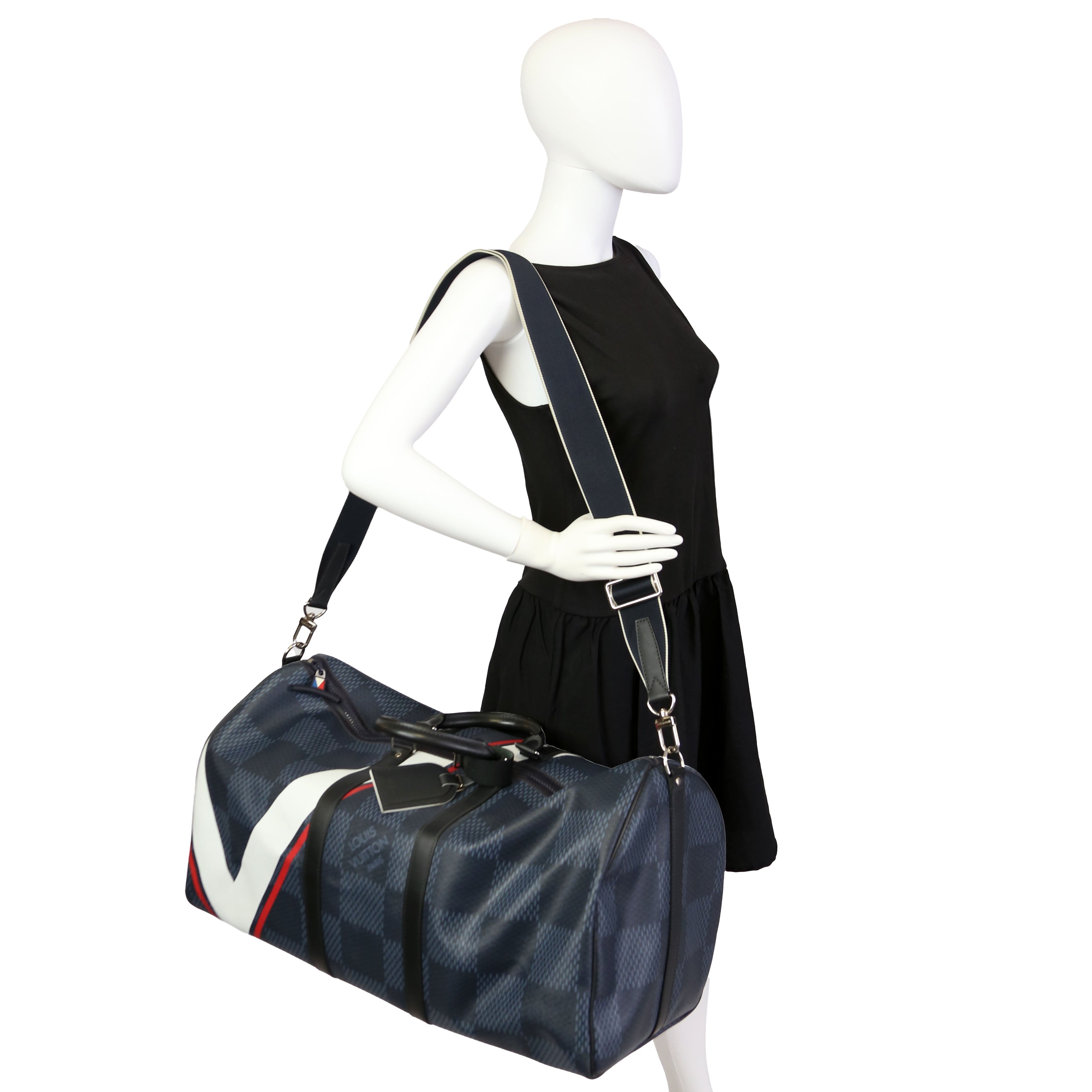 Keepall 55 Bandouliere America's Cup Latitude Cobalt
