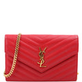 Envelope Chain Wallet Red