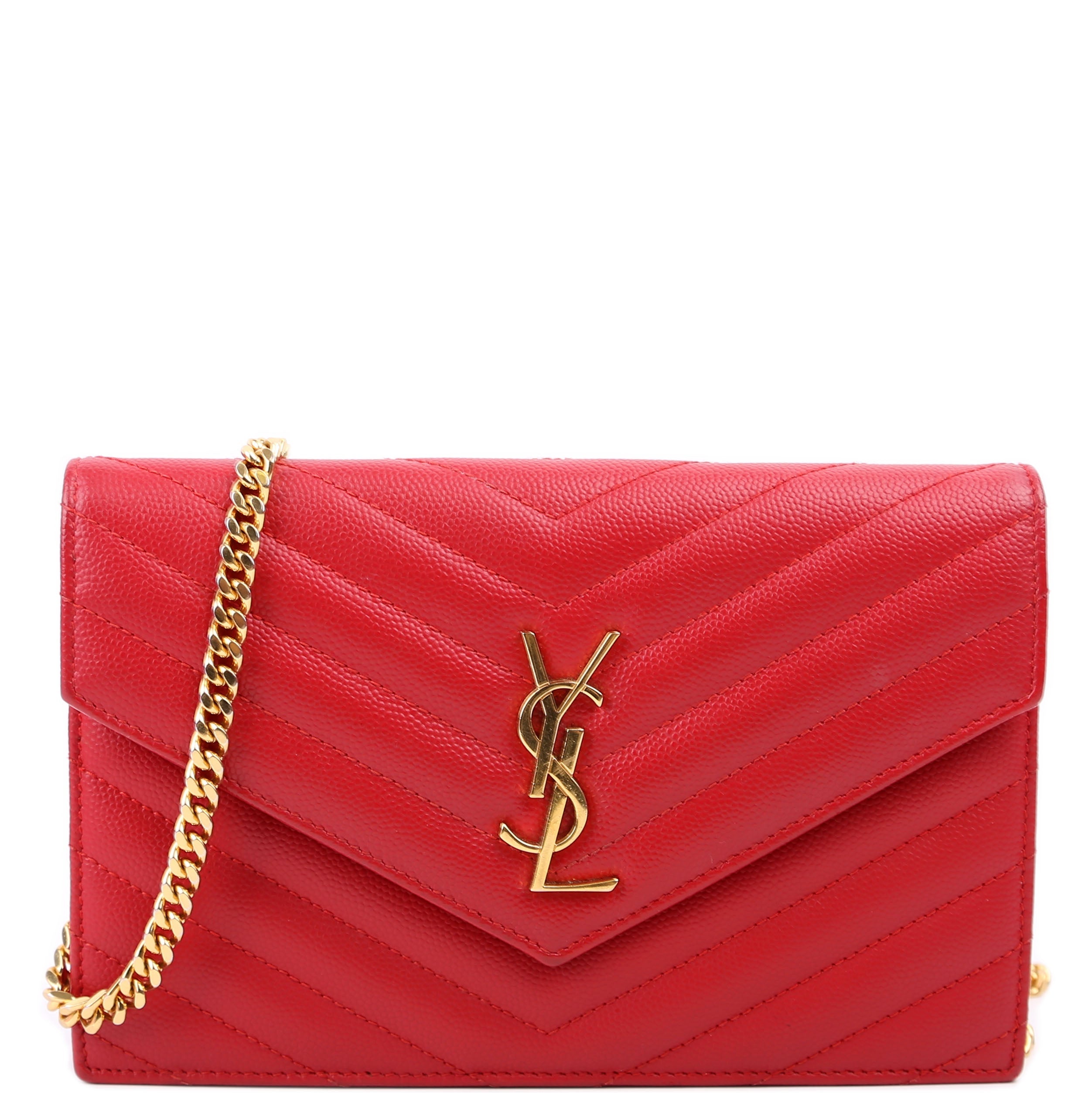 Envelope Chain Wallet Red