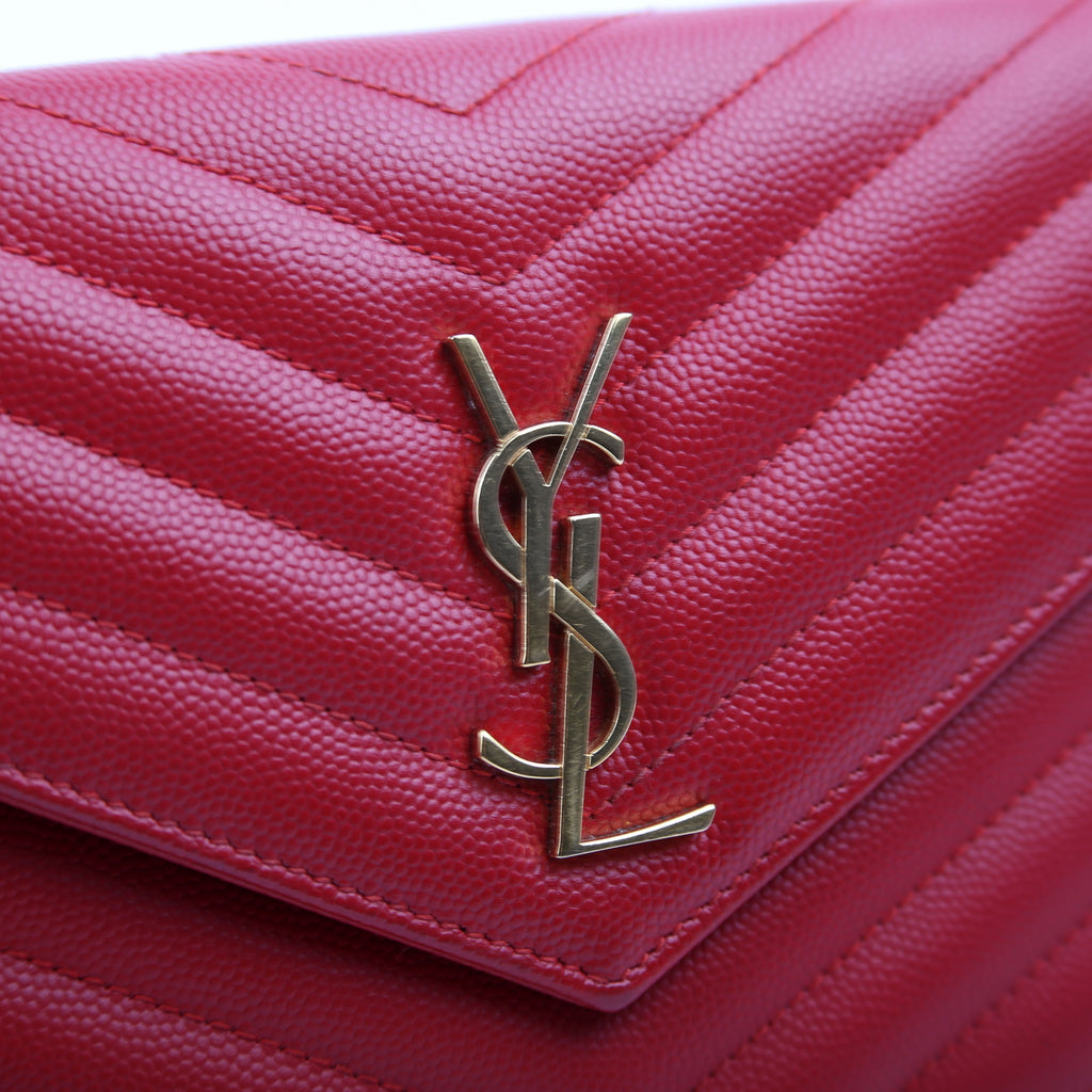 Envelope Chain Wallet Red