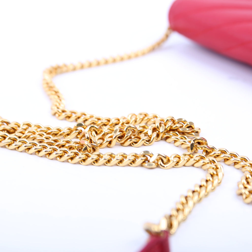 Envelope Chain Wallet Red