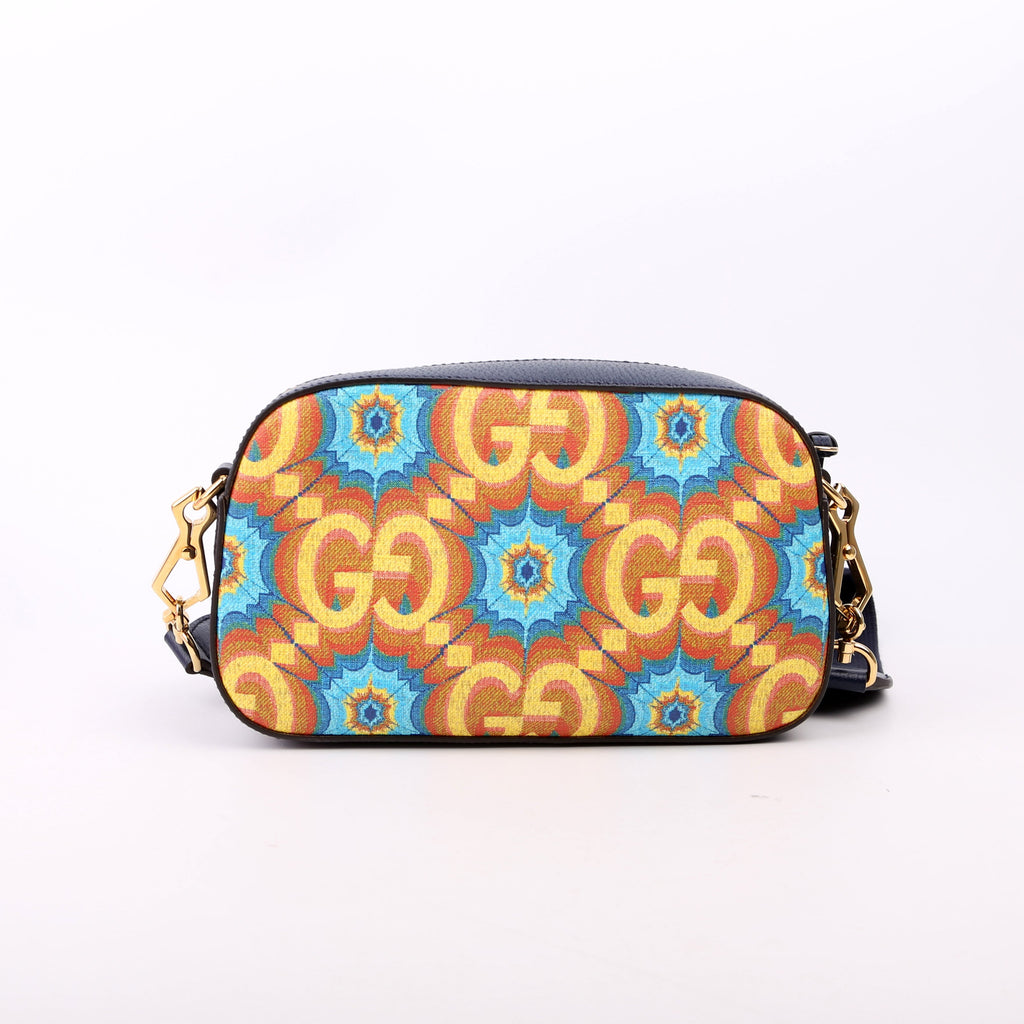 476466 GG Kaleidoscope Messenger Bag Navy