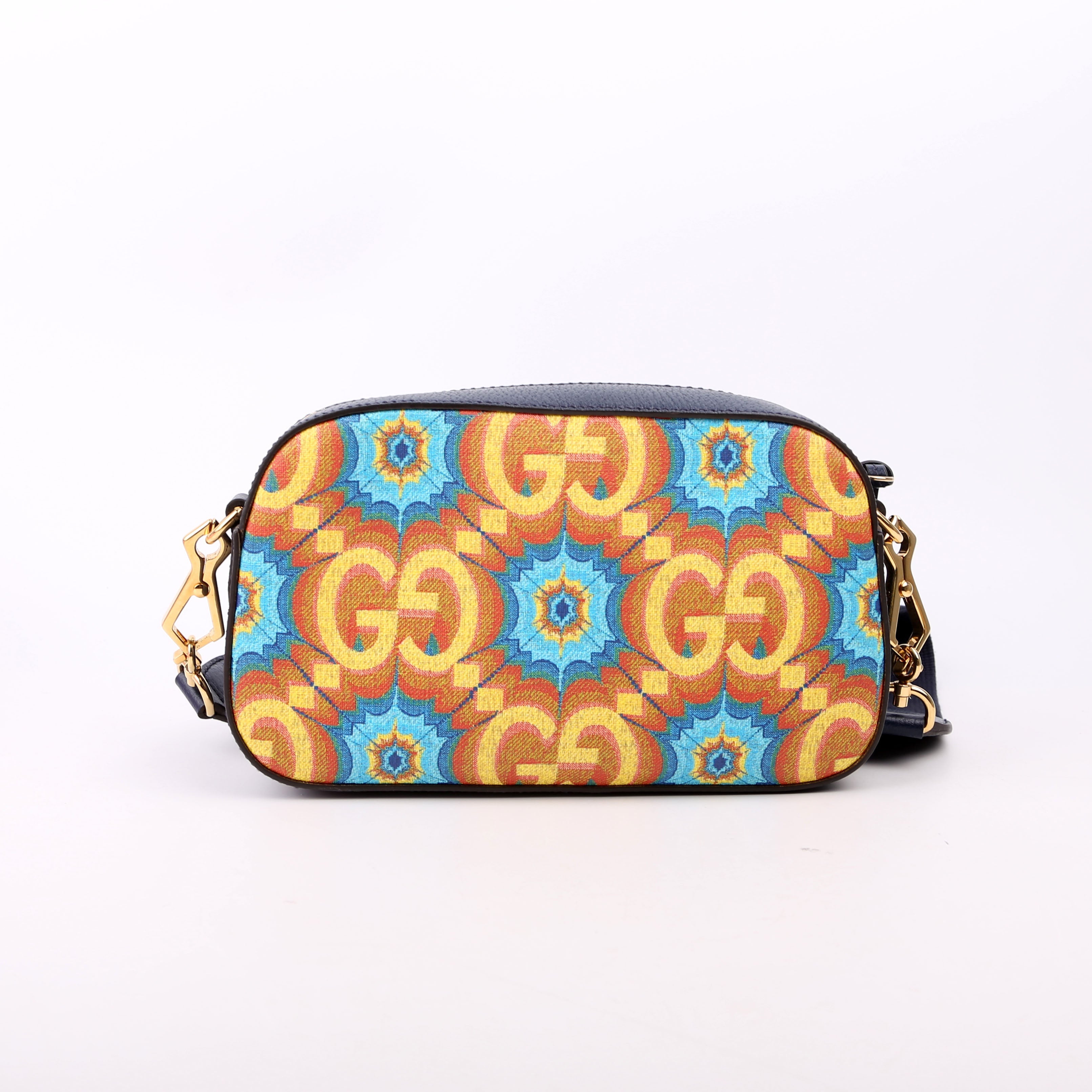 476466 GG Kaleidoscope Messenger Bag Navy
