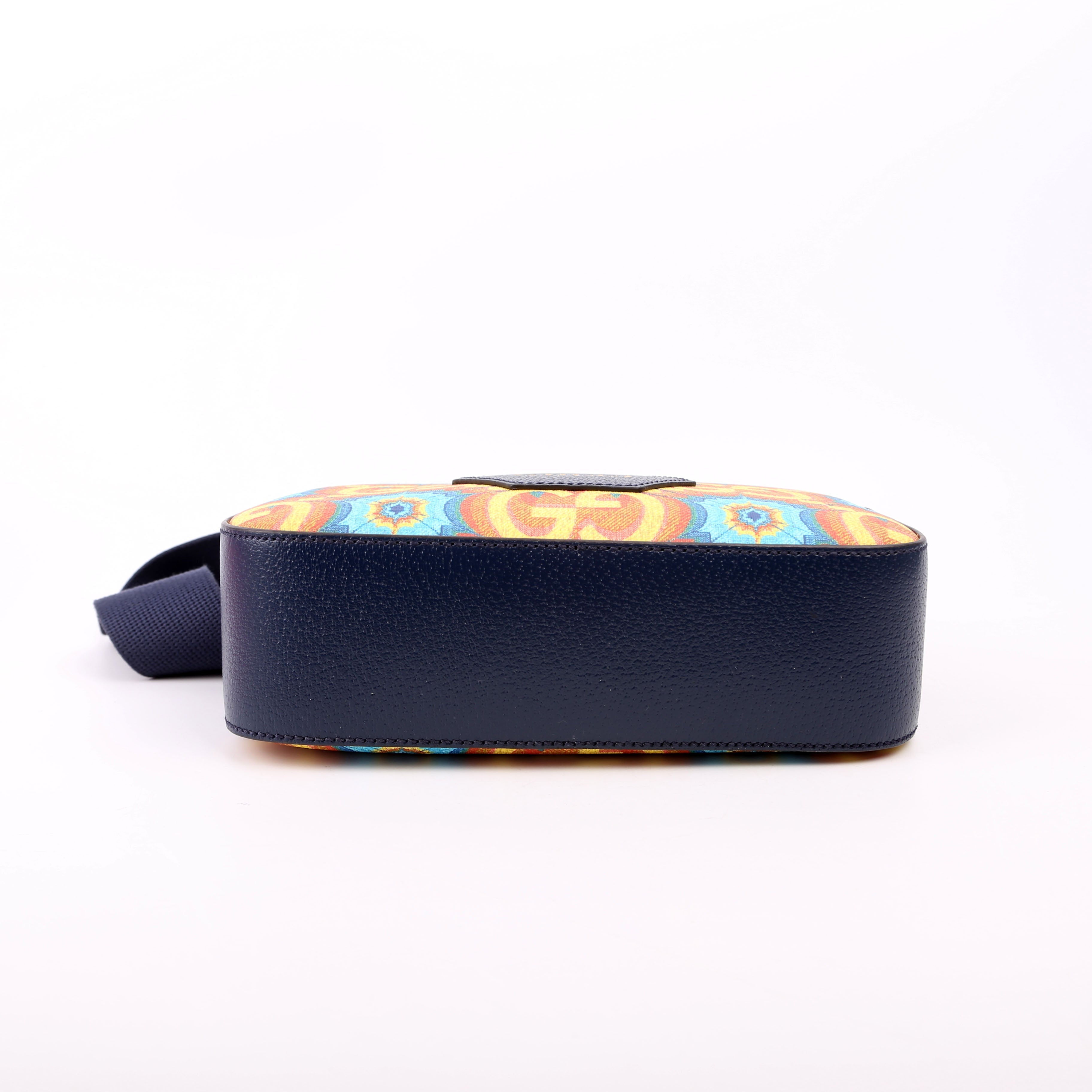 476466 GG Kaleidoscope Messenger Bag Navy