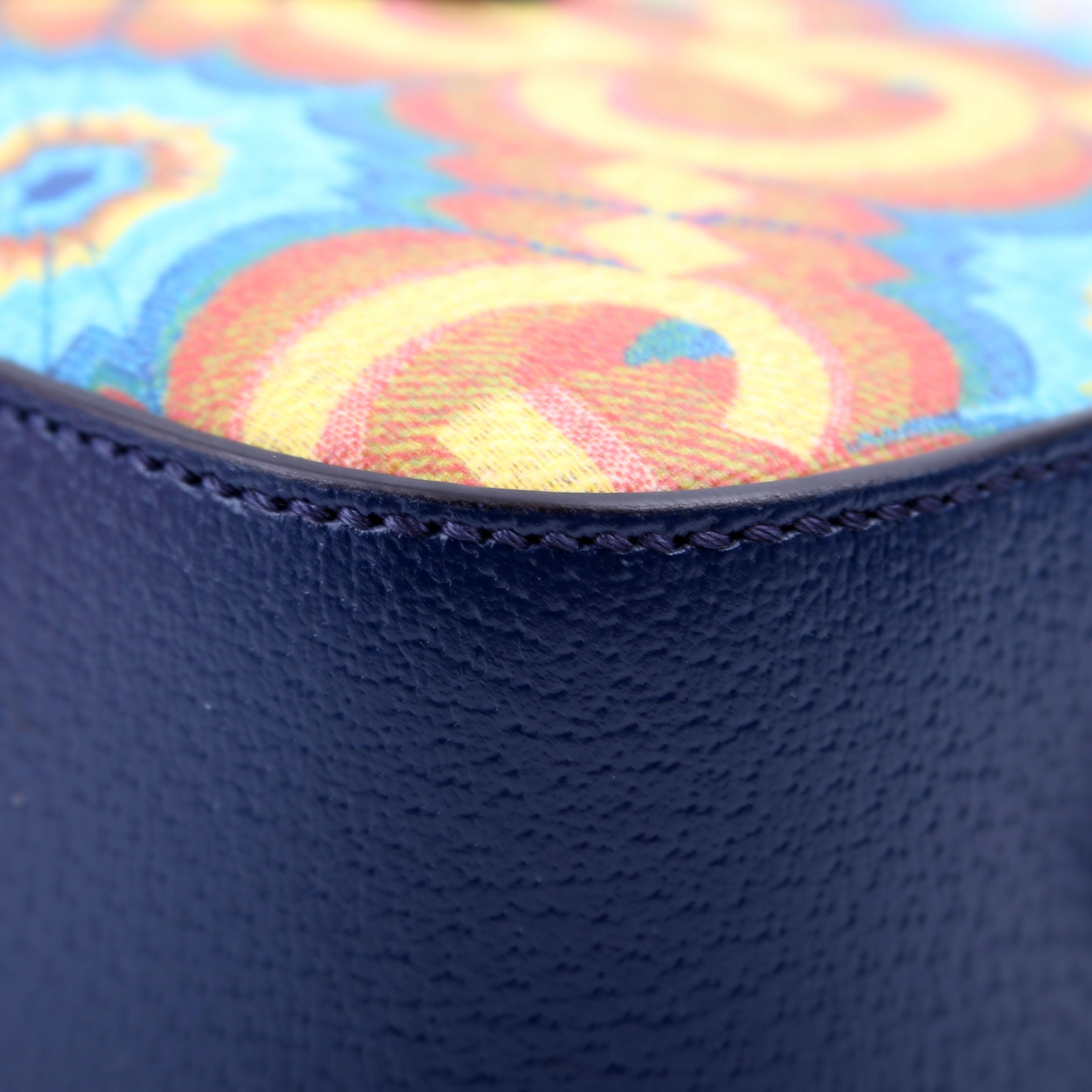476466 GG Kaleidoscope Messenger Bag Navy