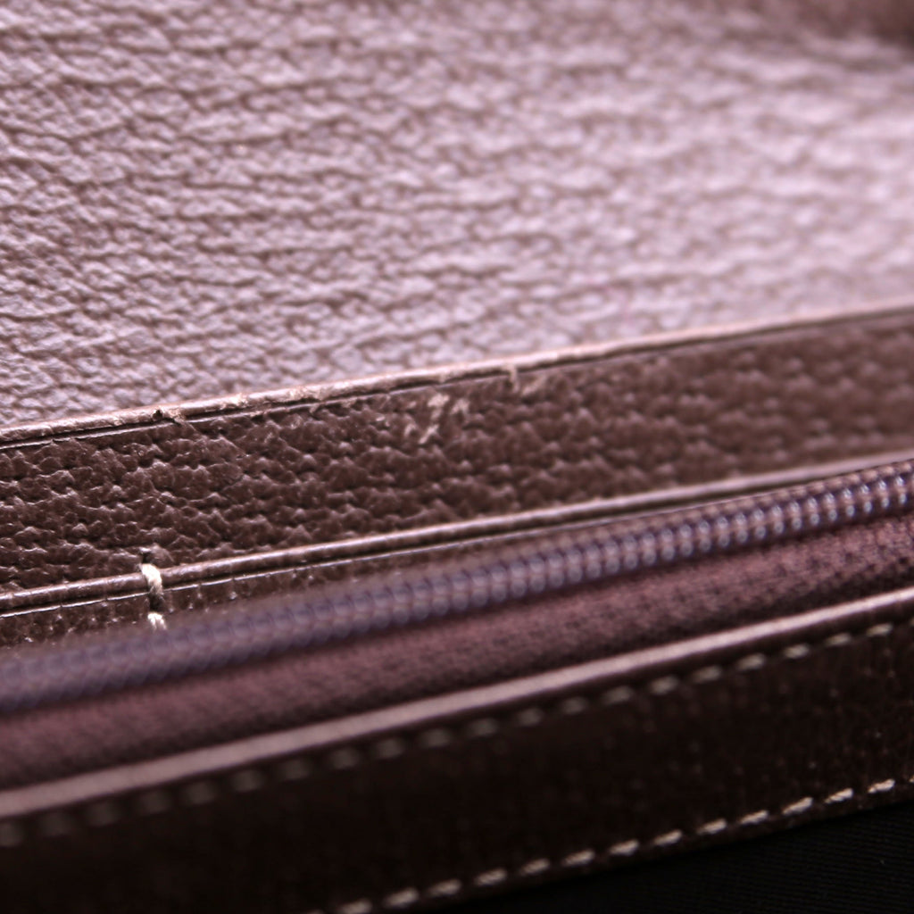 546592 Ophidia GG Supreme Chain Wallet Brown