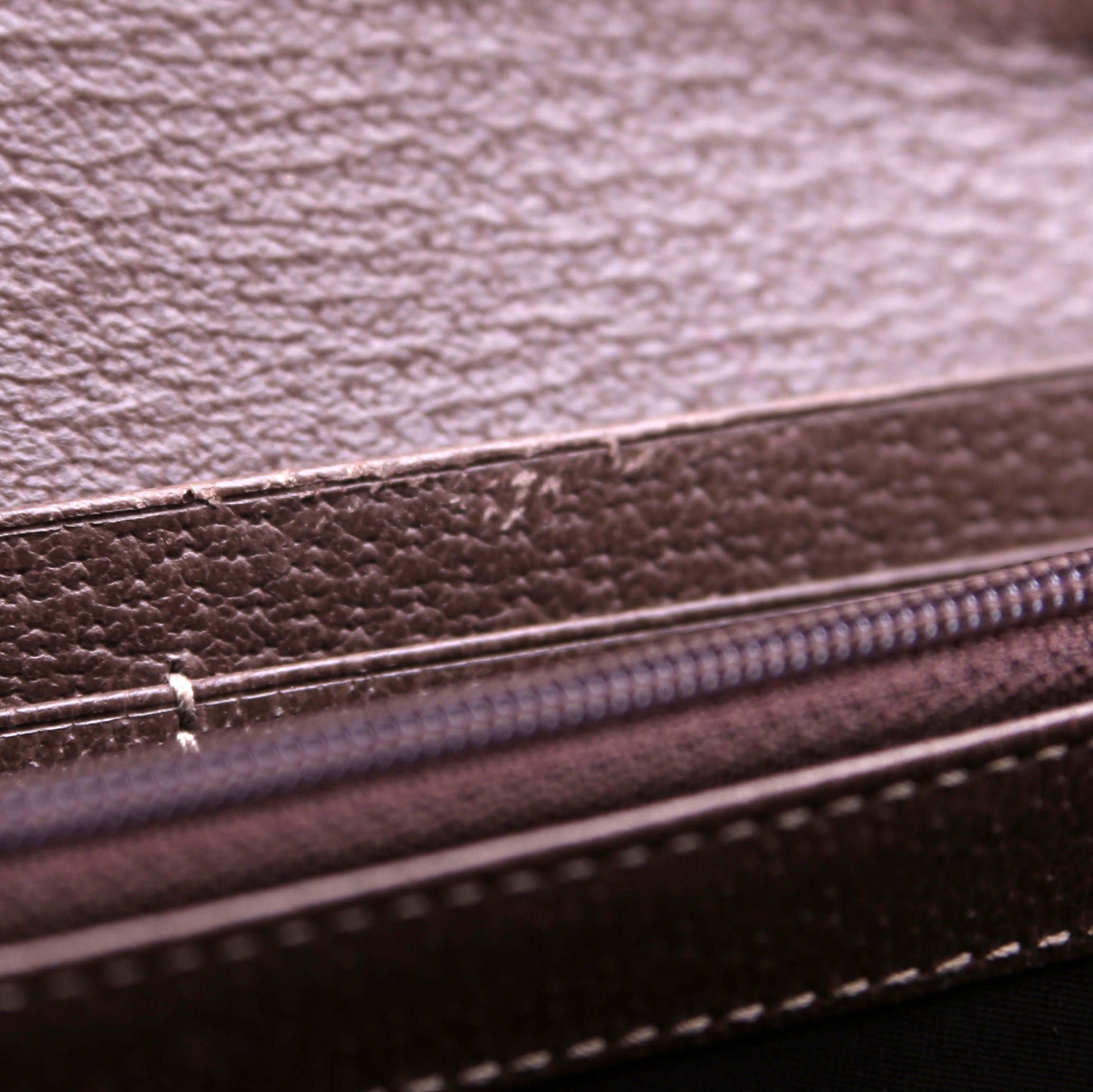 546592 Ophidia GG Supreme Chain Wallet Brown