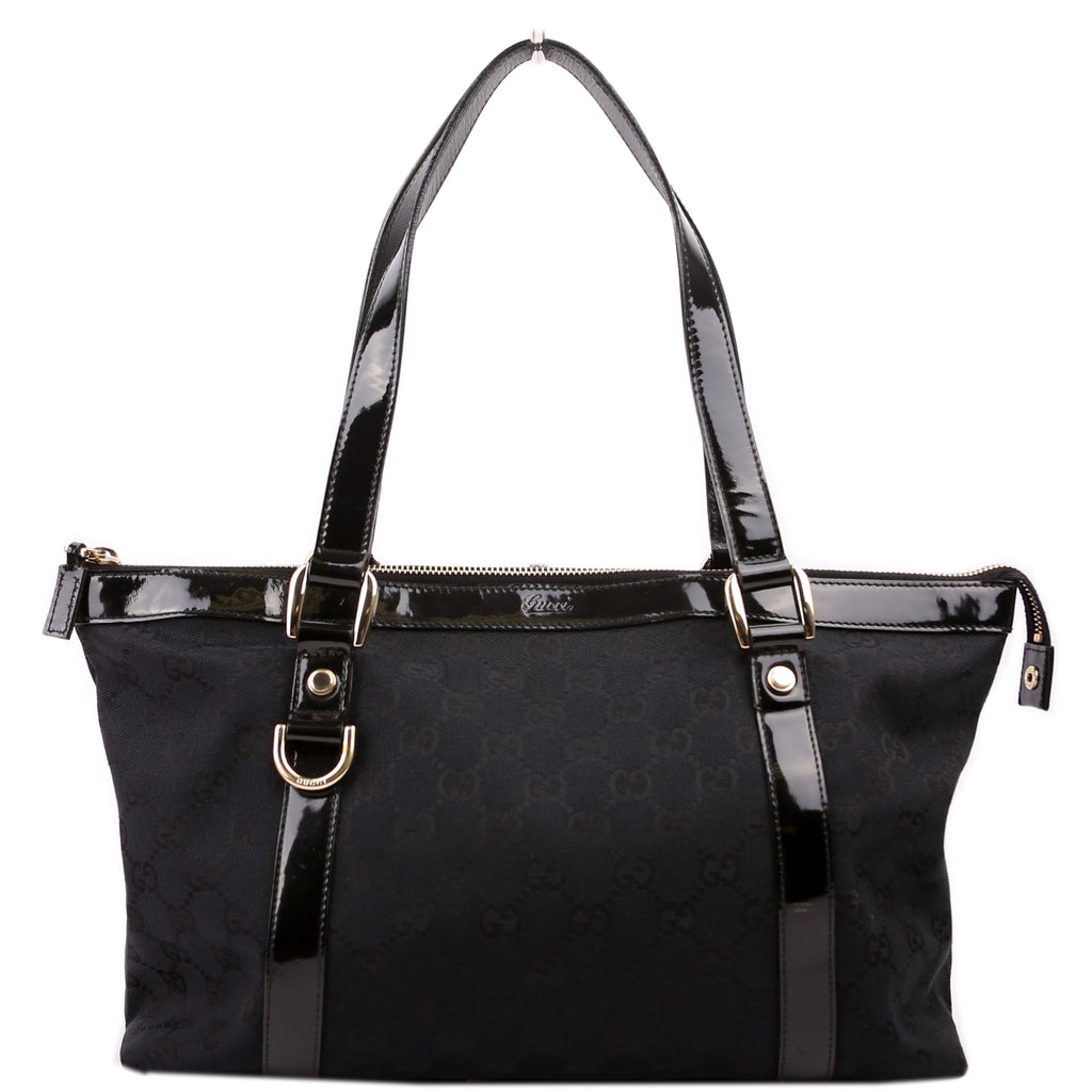 Gucci 141470 GG Canvas Abbey Tote