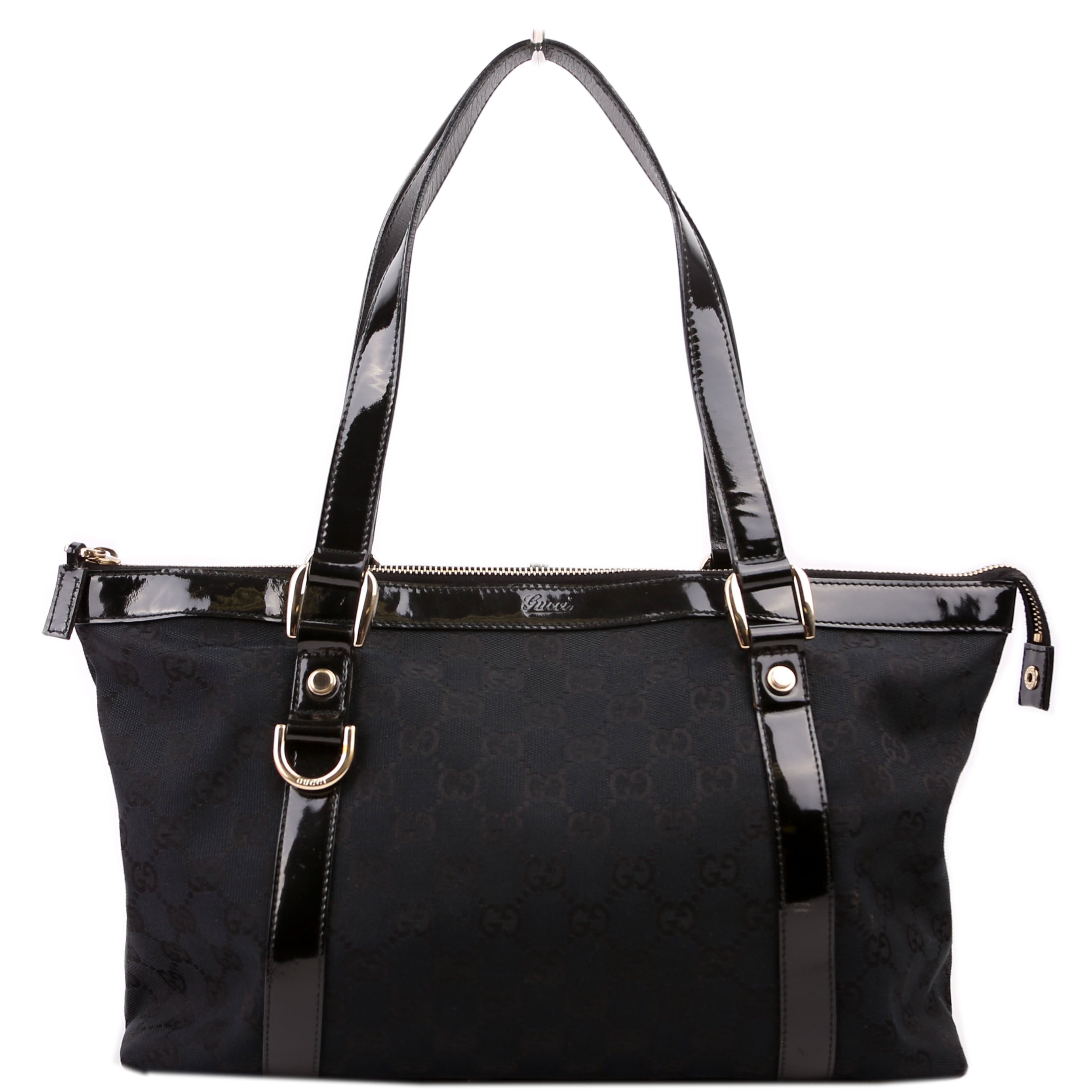 Gucci 141470 GG Canvas Abbey Tote